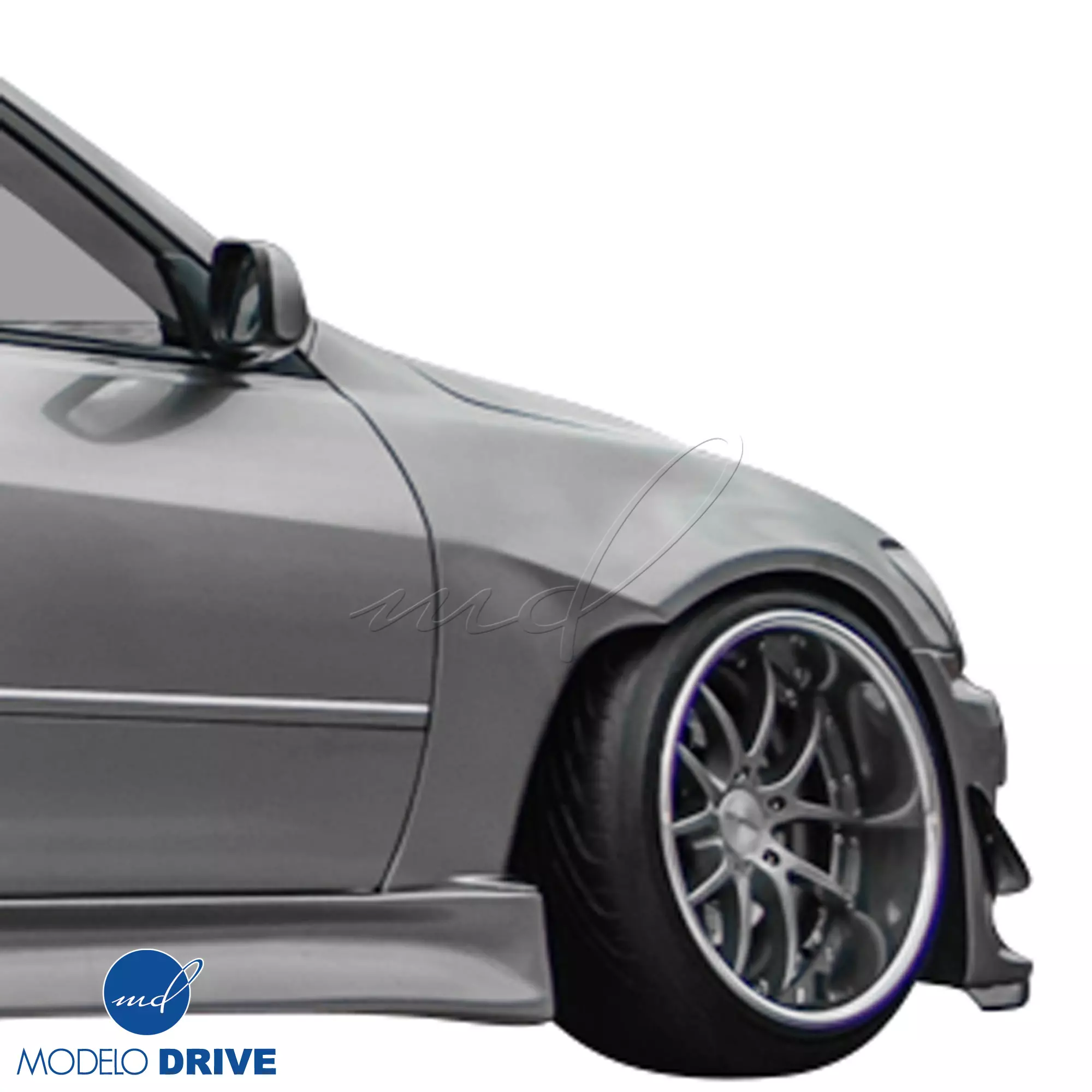 ModeloDrive FRP MSV Wide Body 30mm Fender Flares (front) 2pc > Lexus IS Series IS300 2000-2005> 4dr - Image 20