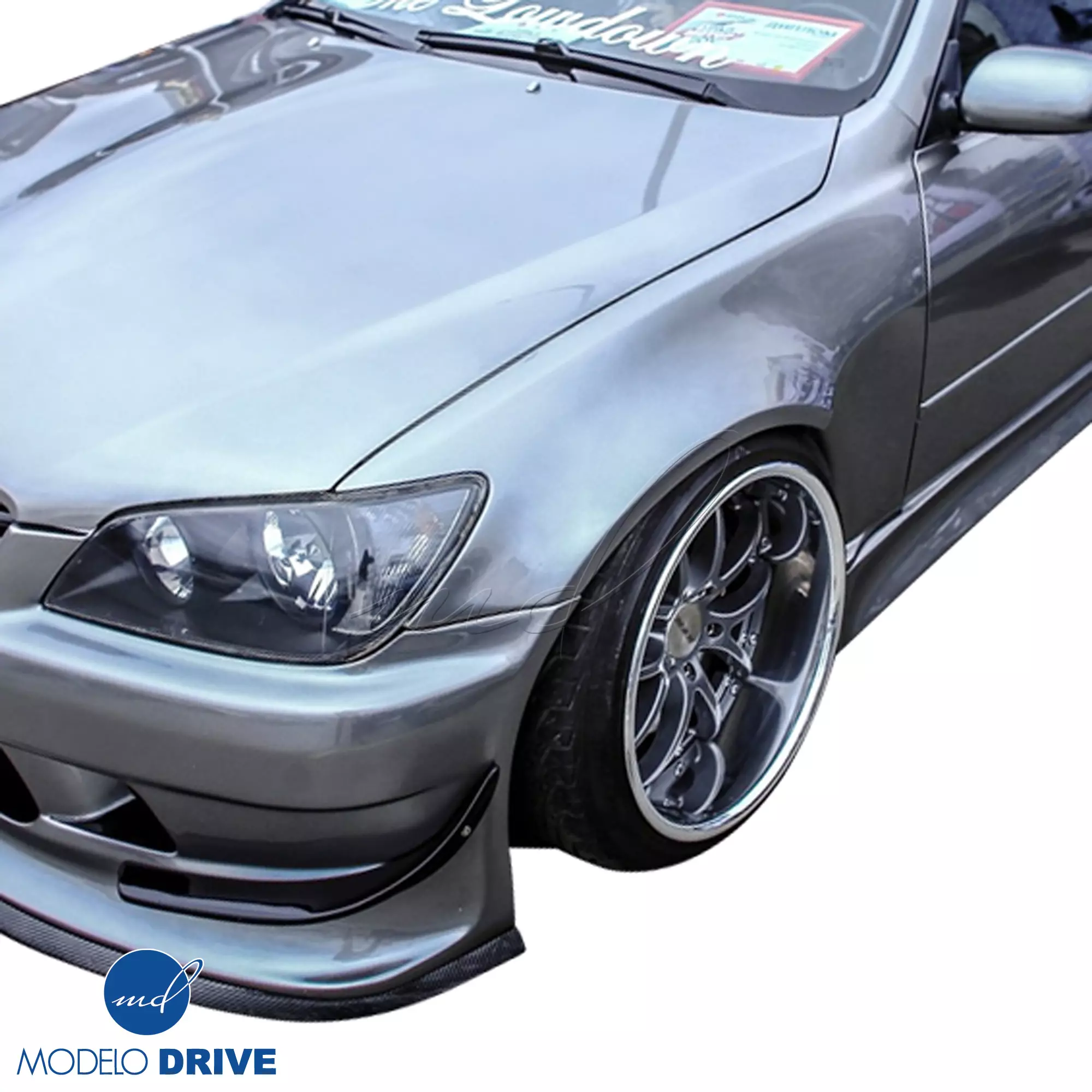 ModeloDrive FRP MSV Wide Body 30mm Fender Flares (front) 2pc > Lexus IS Series IS300 2000-2005> 4dr - Image 23
