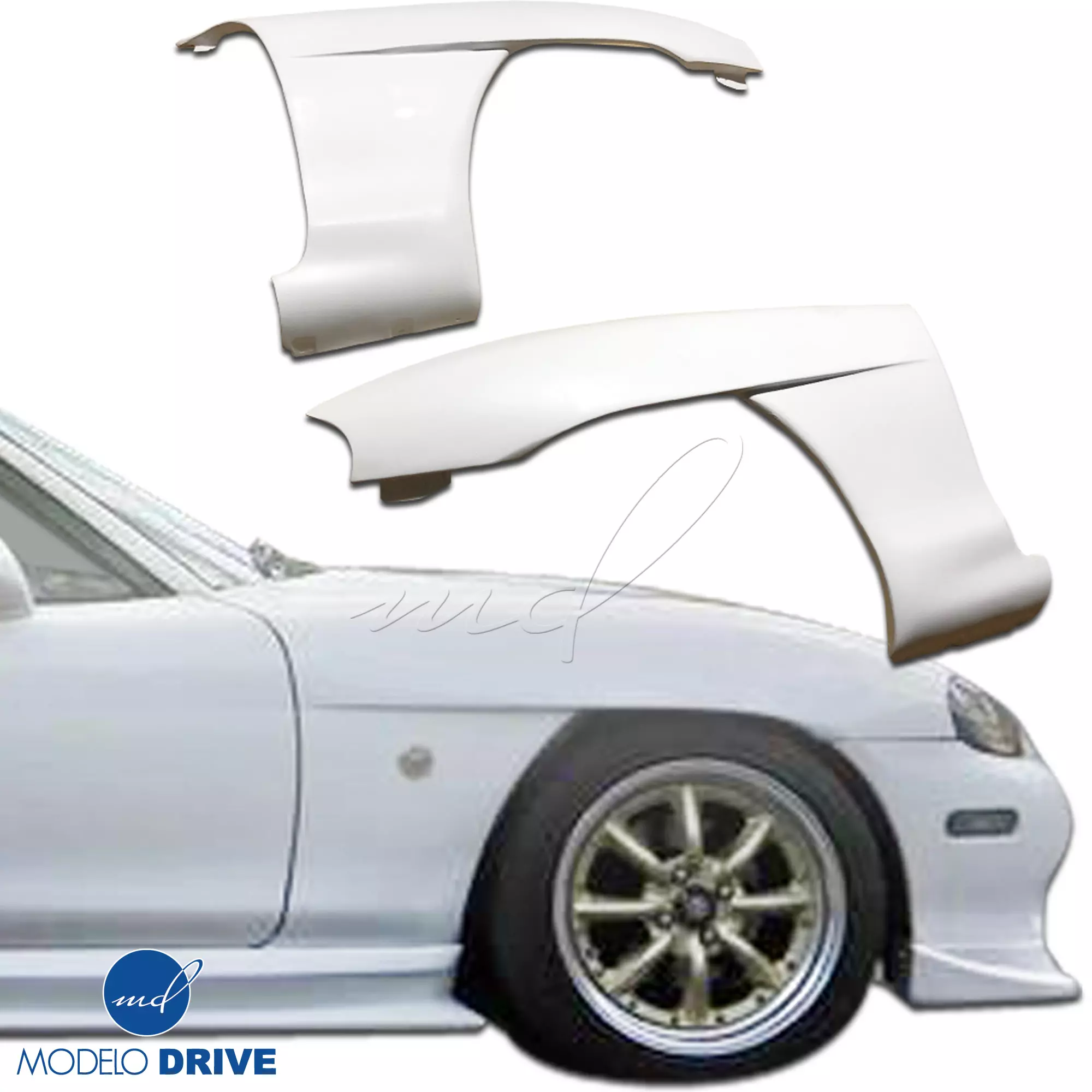 ModeloDrive FRP GVAR Wide Body 15mm Fenders (front) > Mazda Miata NB 1998-2005 - Image 37