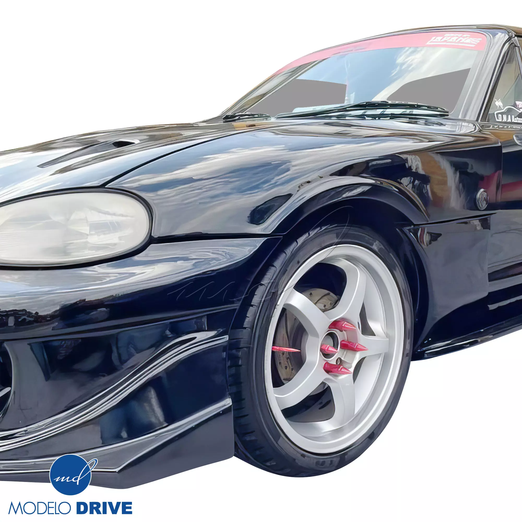 ModeloDrive FRP RAME Wide Body Kit 6pc > Mazda Miata (NB) 1998-2005 - Image 11