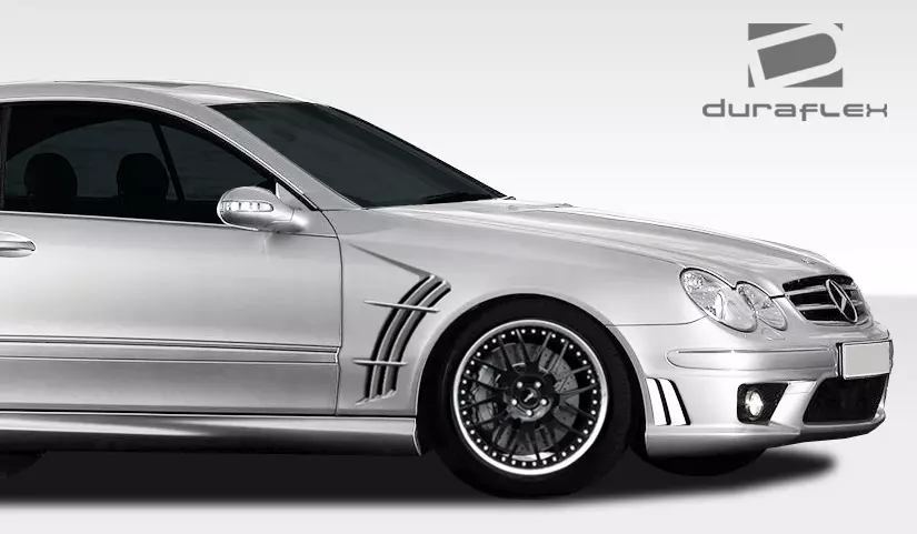 2003-2009 Mercedes CLK W209 Duraflex W-1 Fenders 2 Piece - Image 3