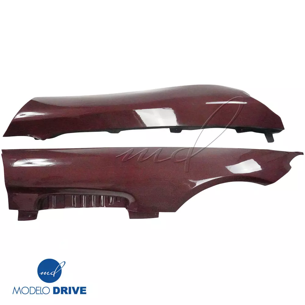 ModeloDrive Carbon Fiber BLK-GT Wide Body Fenders (front) > Mercedes-Benz SLS AMG (R197) 2011-2014 - Image 3