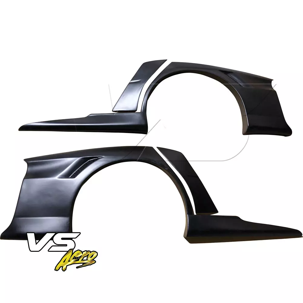 VSaero FRP VOLT Wide Body Fenders (rear) 4pc > Mitsubishi Evolution EVO8/9 CT9A 2003-2006 - Image 14