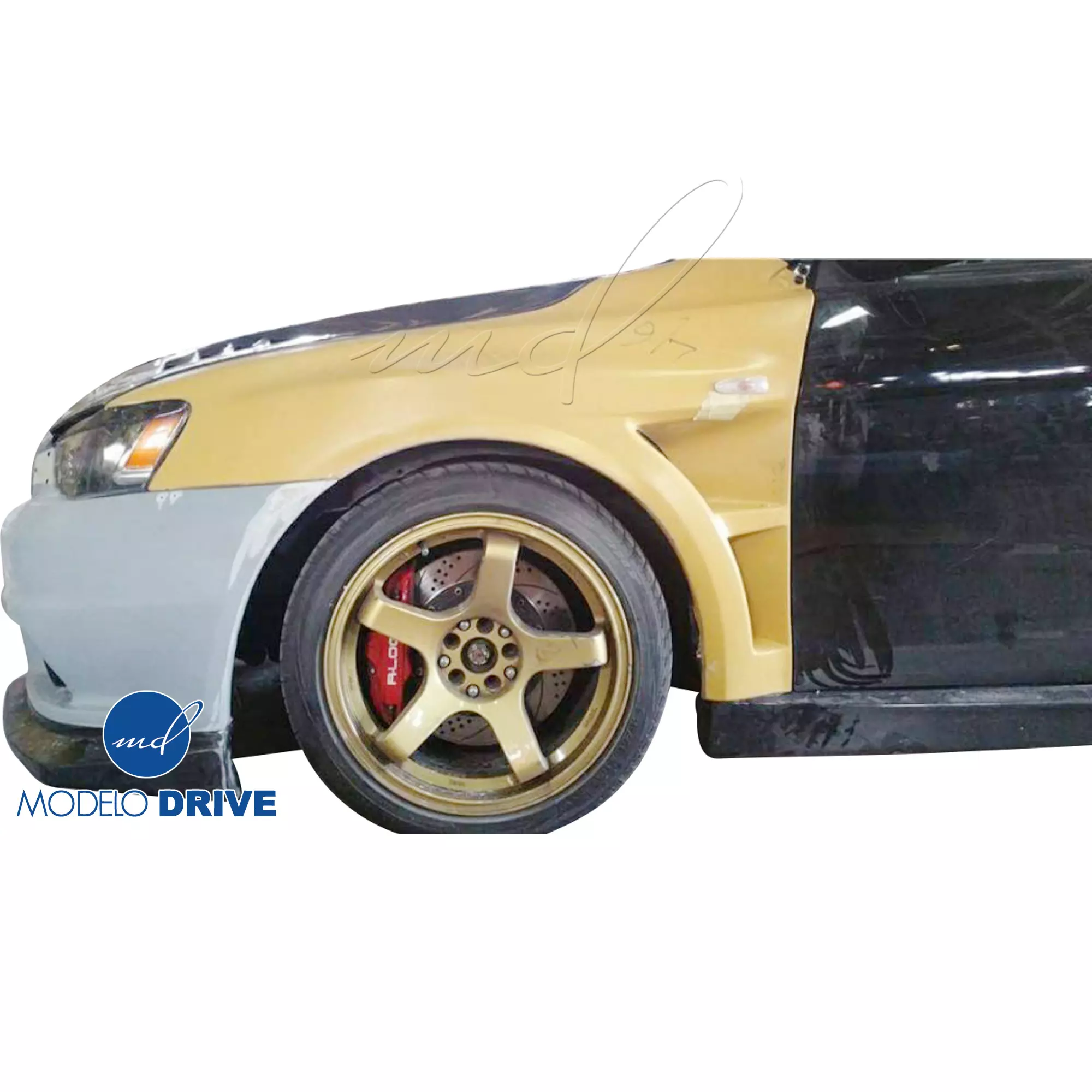 ModeloDrive FRP HL Wide Body Kit > Mitsubishi Lancer 2010-2015 - Image 33