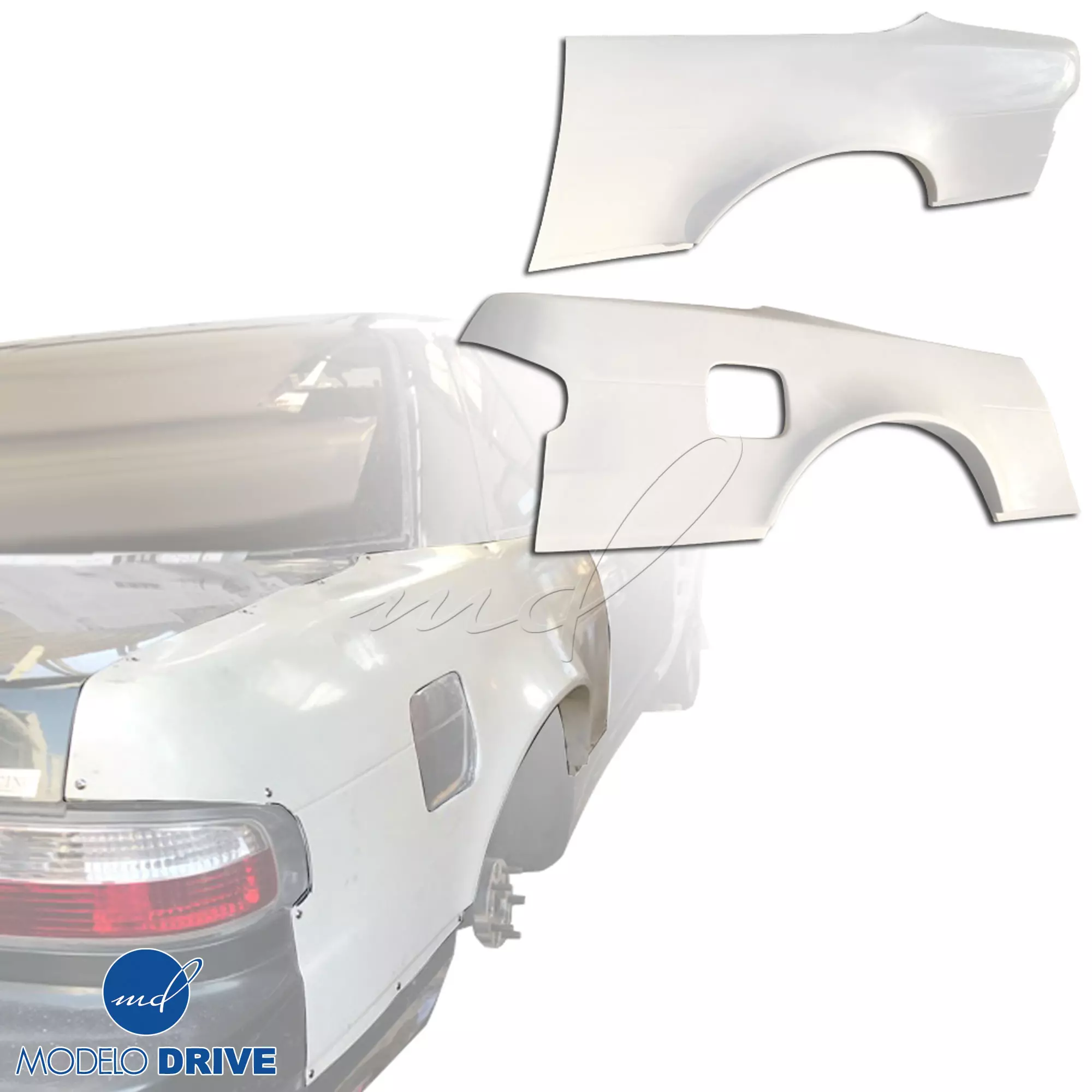 ModeloDrive FRP ORI t3 55mm Wide Body Fenders (rear) > Nissan 240SX 1989-1994> 2dr Coupe - Image 1
