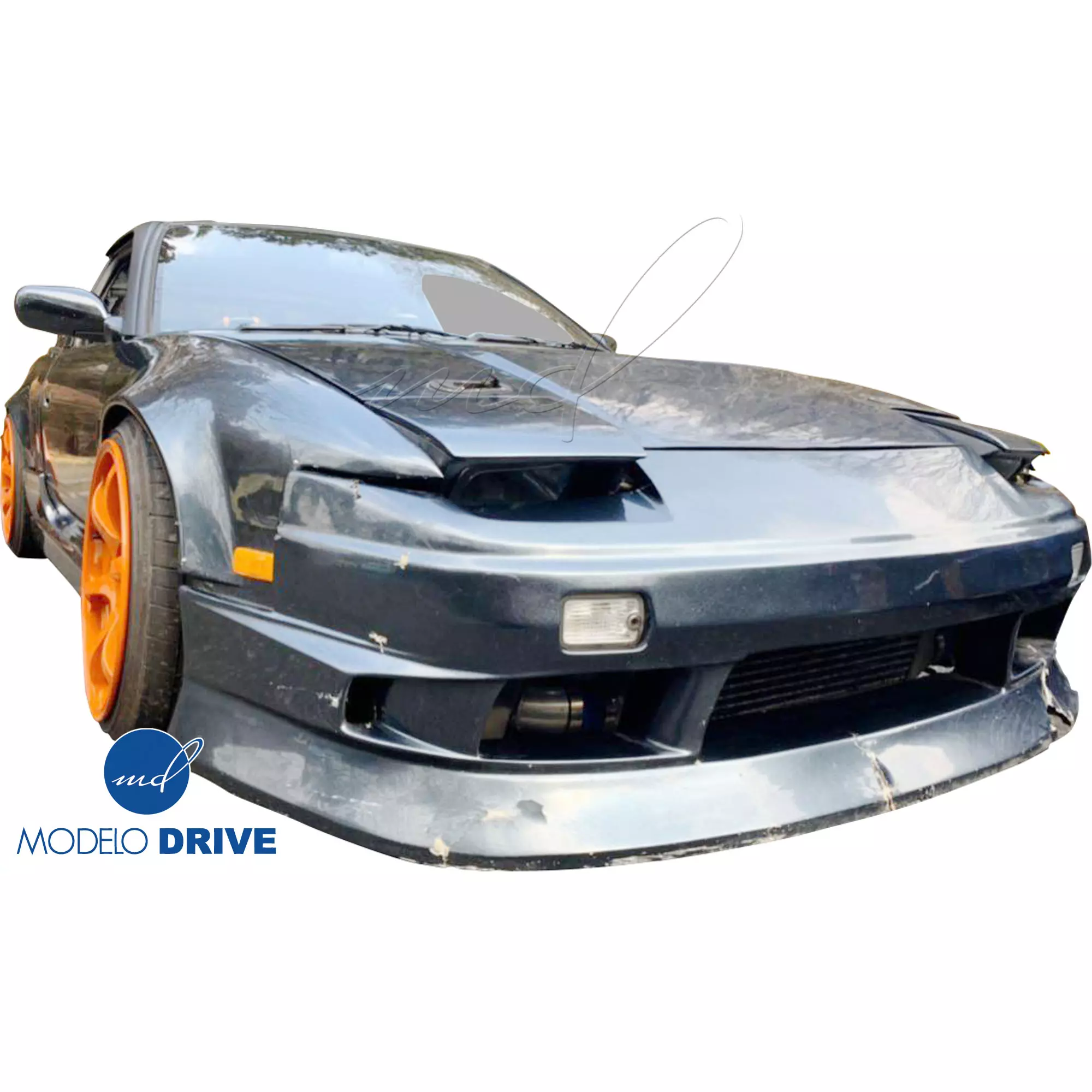 ModeloDrive FRP ORI t4 75mm Wide Body Fenders (front) > Nissan 240SX 1989-1994 > 2/3dr - Image 30
