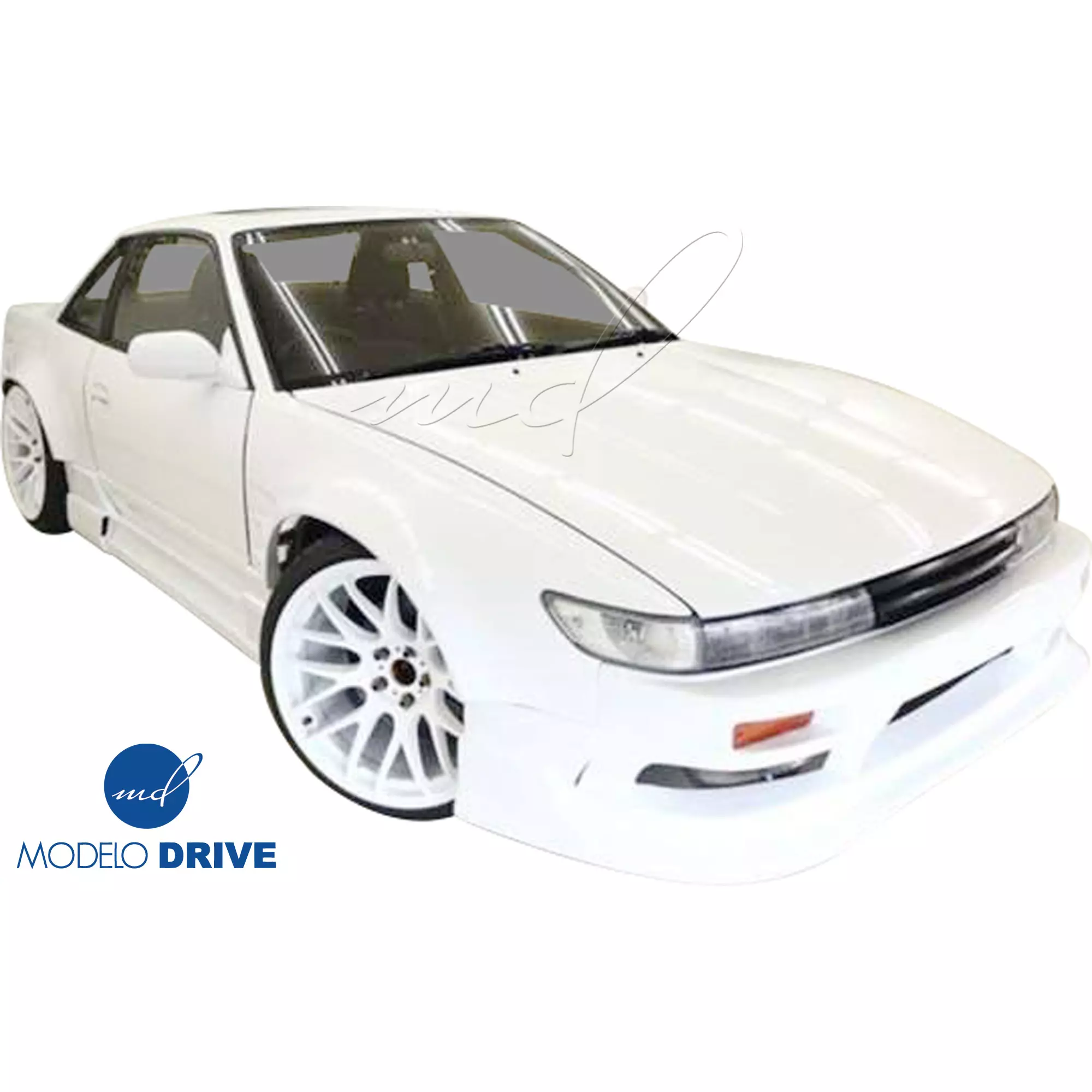 ModeloDrive FRP ORI t4 75mm Wide Body Fenders (rear) > Nissan Silvia S13 1989-1994> 2dr Coupe - Image 2