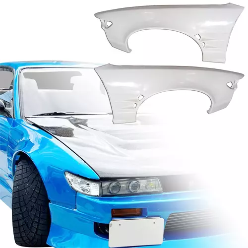 ModeloDrive FRP ORI t3 55mm Wide Body Fenders (front) > Nissan Silvia S13 1989-1994> 2/3dr - Image 4