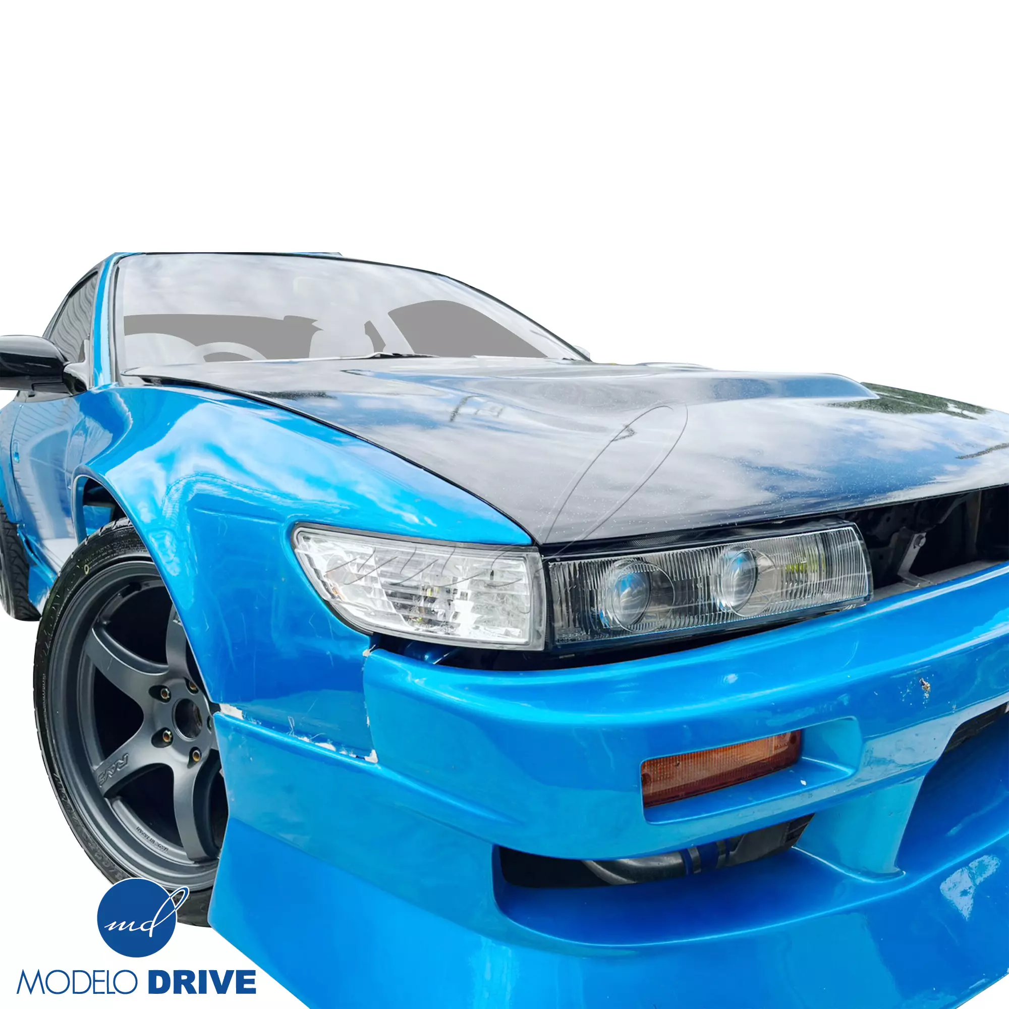 ModeloDrive FRP ORI t3 55mm Wide Body Fenders (front) > Nissan Silvia S13 1989-1994> 2/3dr - Image 9