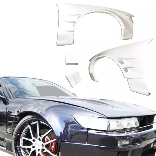 ModeloDrive FRP ORI t4 75mm Wide Body Fenders (front) 4pc > Nissan Silvia S13 1989-1994> 2/3dr - Image 32
