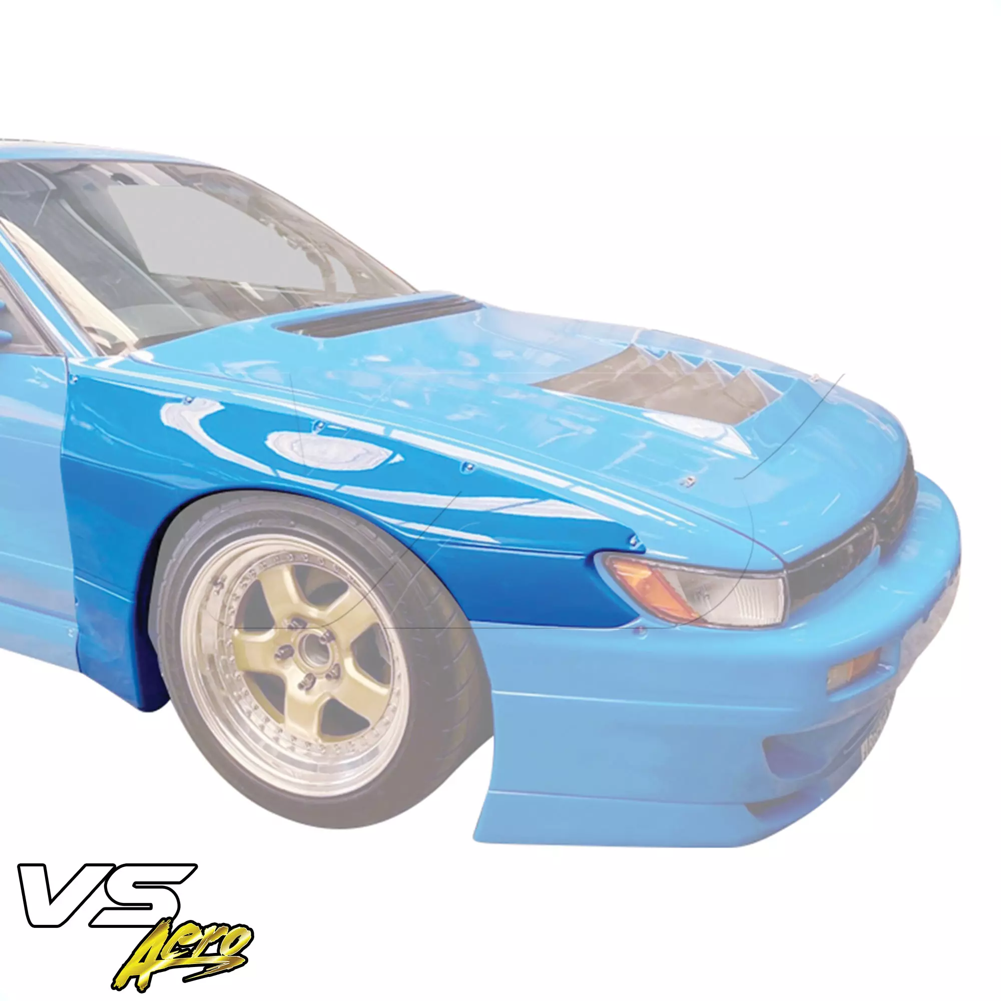 VSaero FRP TKYO v3 Wide Body Kit 10pc > Nissan Silvia S13 1989-1994 > 2dr Coupe - Image 20