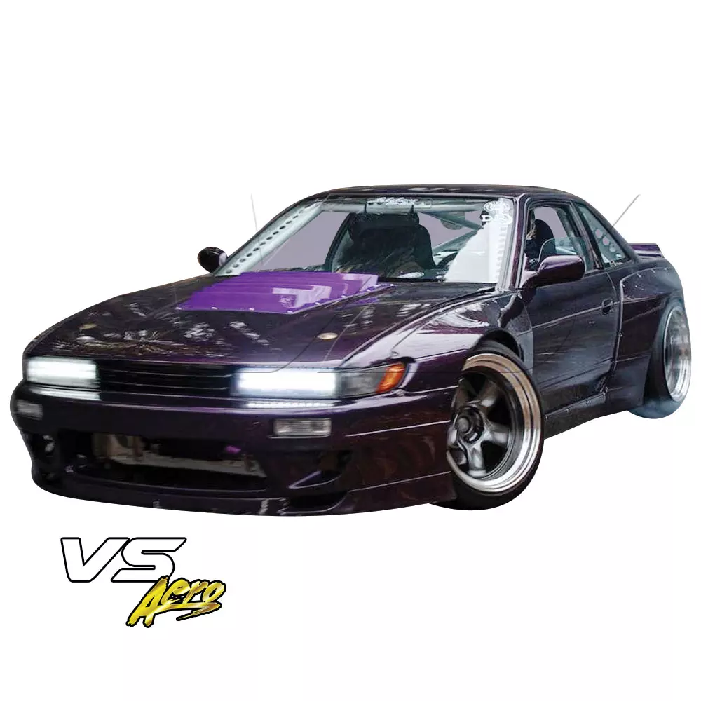 VSaero FRP TKYO v3 Wide Body Kit 10pc > Nissan Silvia S13 1989-1994 > 2dr Coupe - Image 30