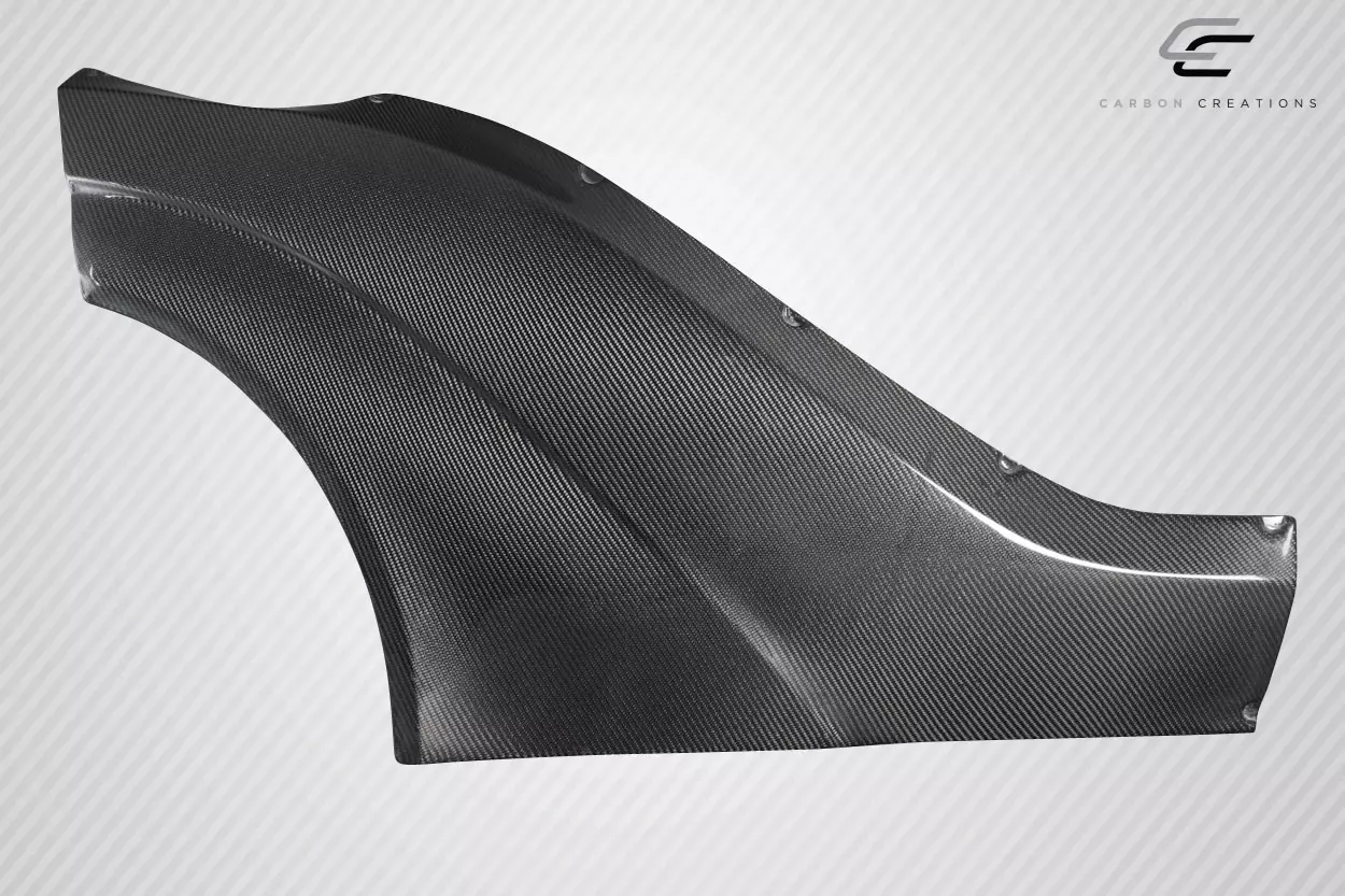 2015-2021 Subaru WRX STI Carbon Creations VRS Wide Body Rear Fender Flares 9 Piece - Image 2