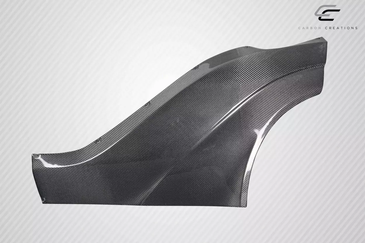 2015-2021 Subaru WRX STI Carbon Creations VRS Wide Body Rear Fender Flares 9 Piece - Image 3