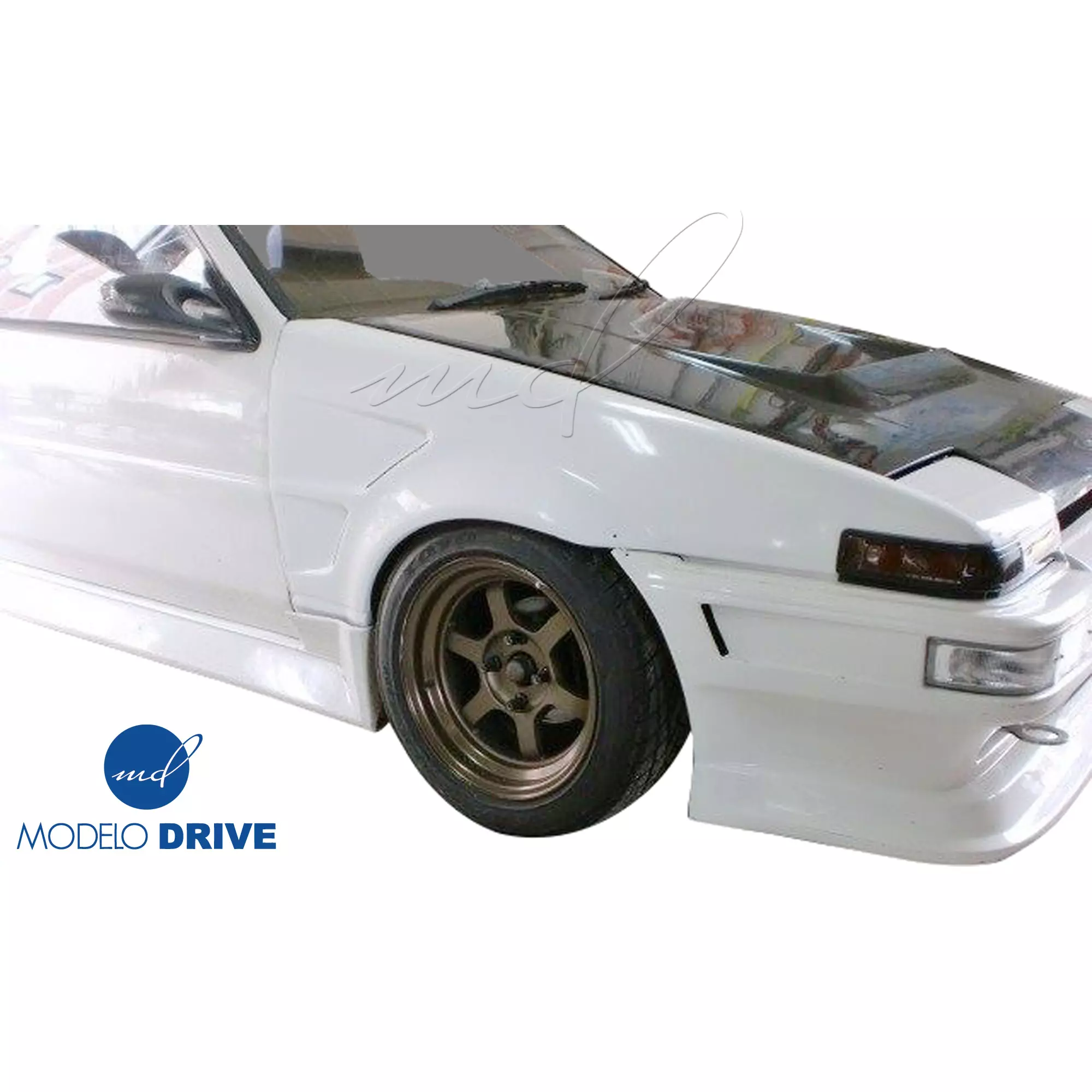 ModeloDrive FRP DMA D1 Wide Body 30mm Fenders (front) > Toyota Corolla AE86 1984-1987 > 2/3dr - Image 5