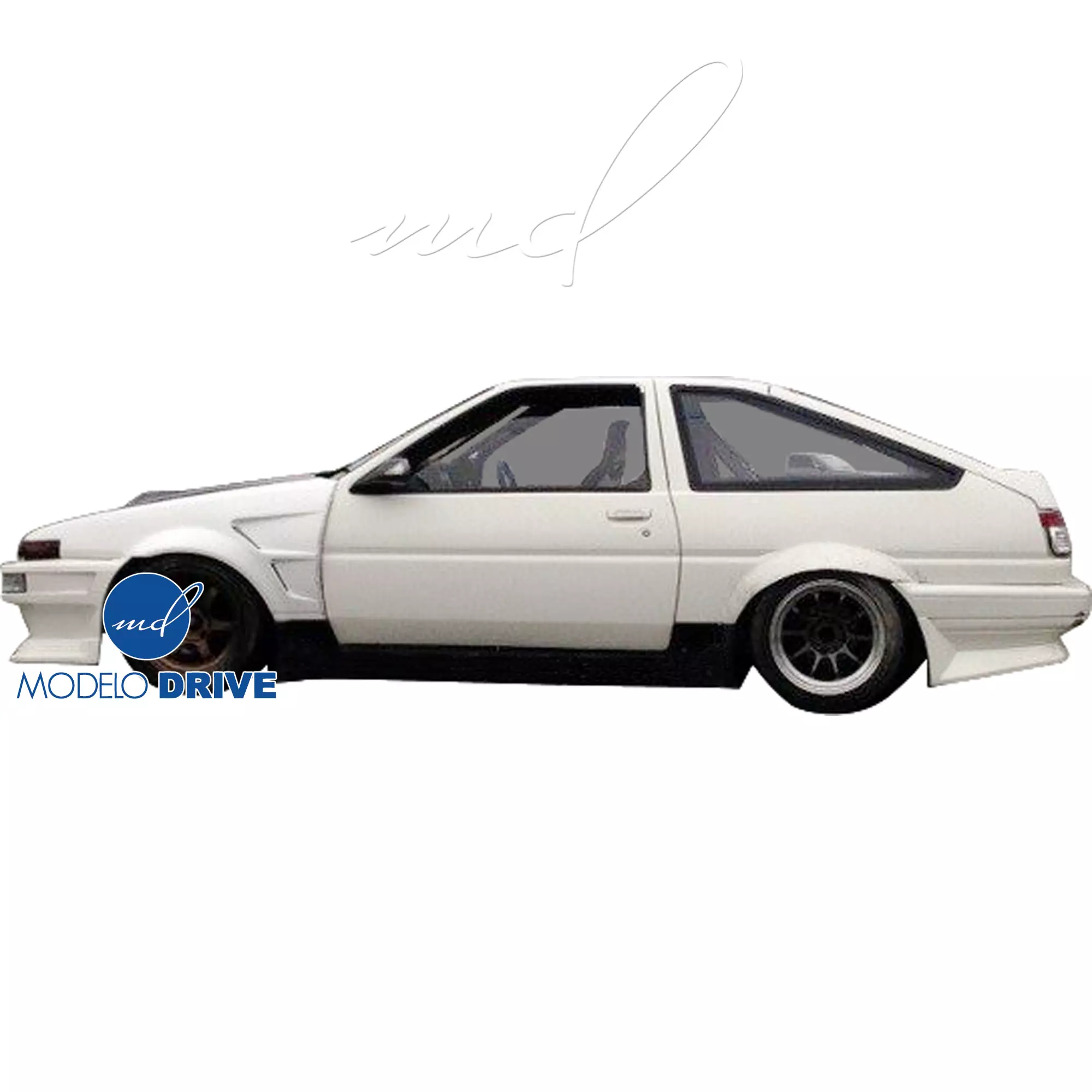 ModeloDrive FRP DMA D1 Wide Body 30mm Fenders (front) > Toyota Corolla AE86 1984-1987 > 2/3dr - Image 6
