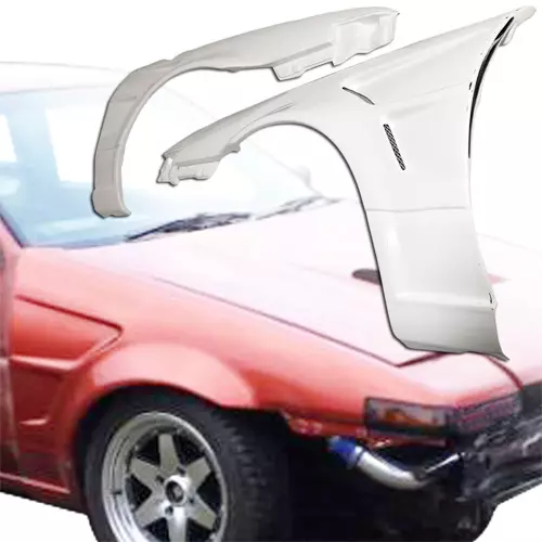 ModeloDrive FRP DMA D1 Wide Body 30mm Fenders (front) > Toyota Corolla AE86 1984-1987 > 2/3dr - Image 25