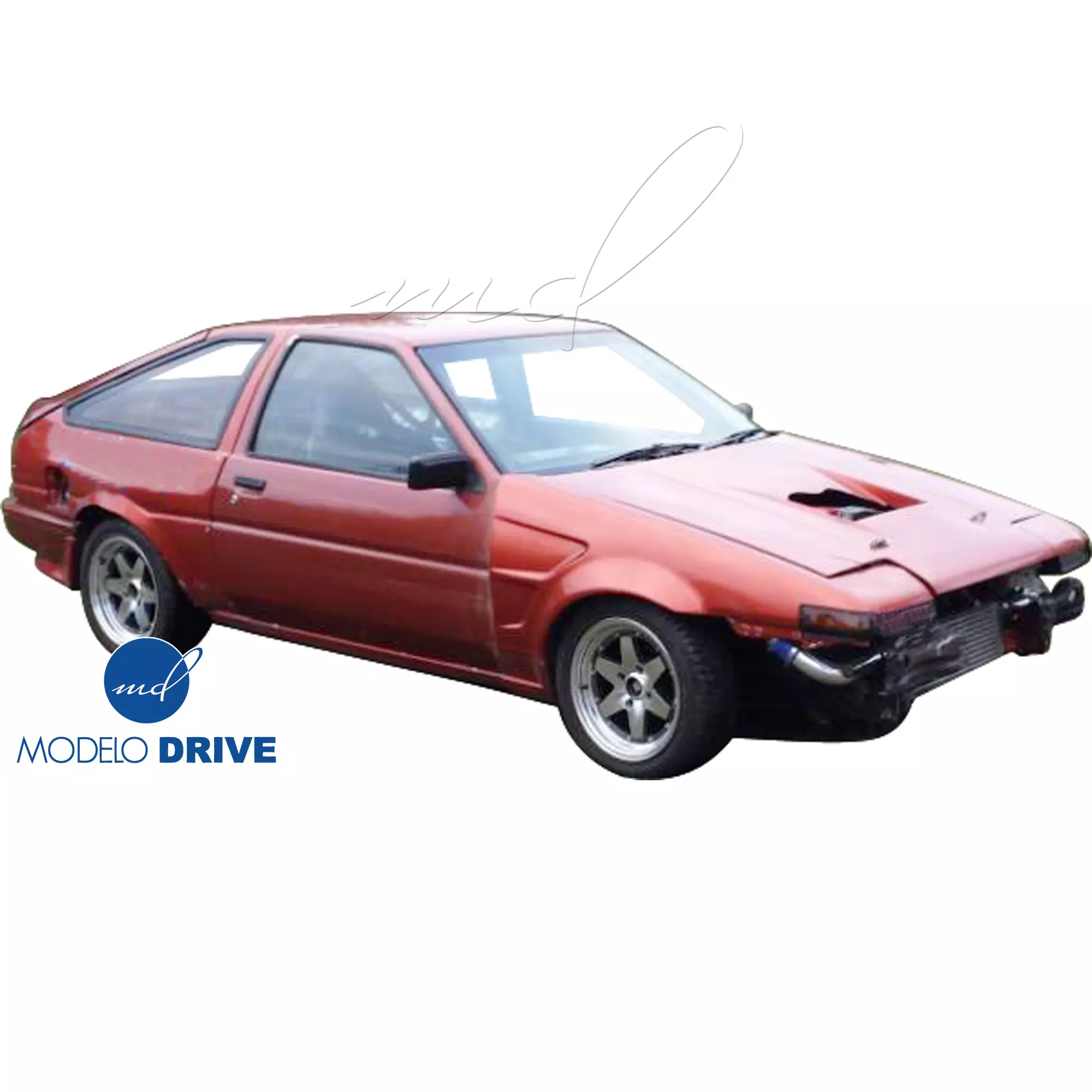 ModeloDrive FRP DMA D1 Wide Body 30mm Fenders (front) > Toyota Corolla AE86 1984-1987 > 2/3dr - Image 8