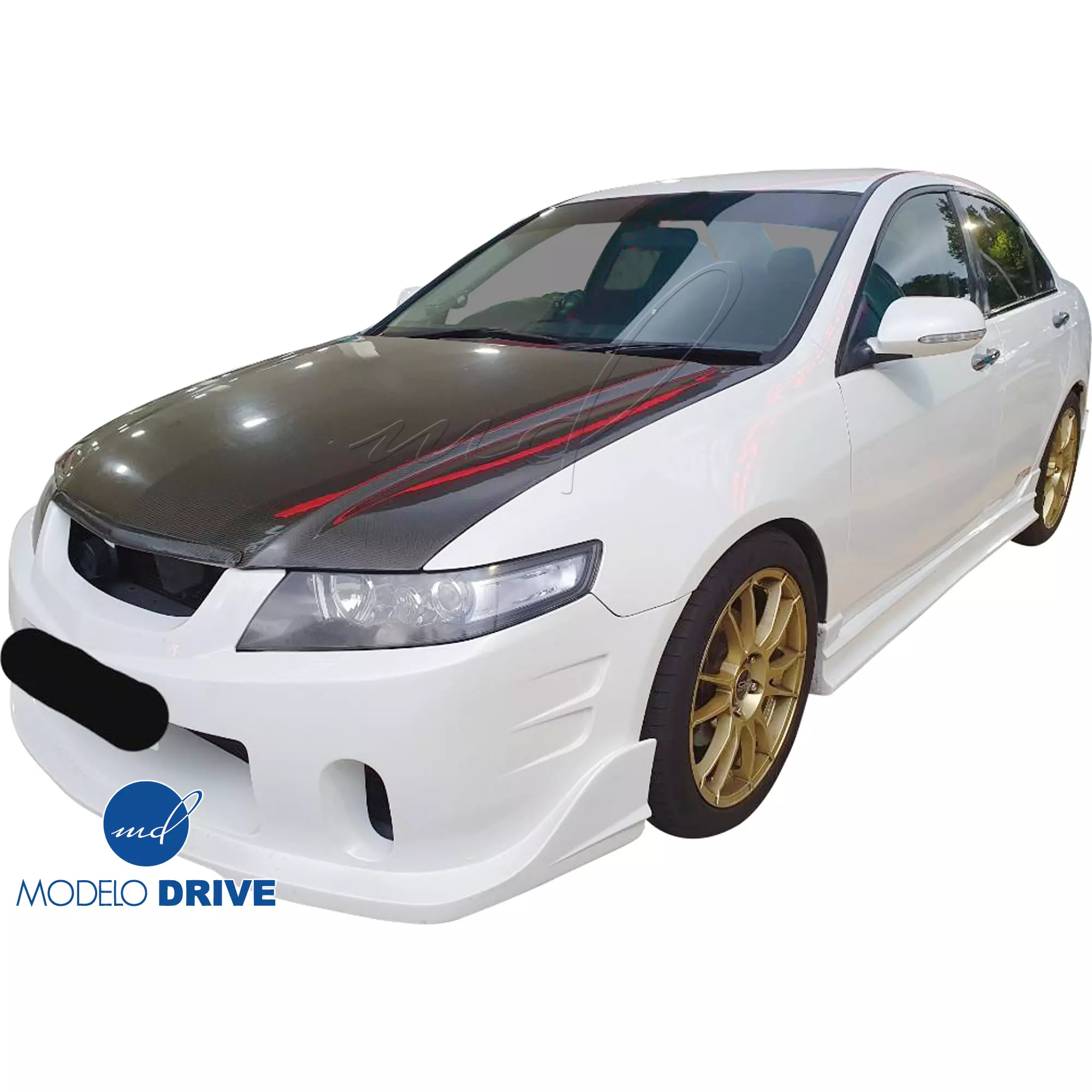 ModeloDrive FRP BC2 Front Bumper > Acura TSX CL9 2004-2008 - Image 1