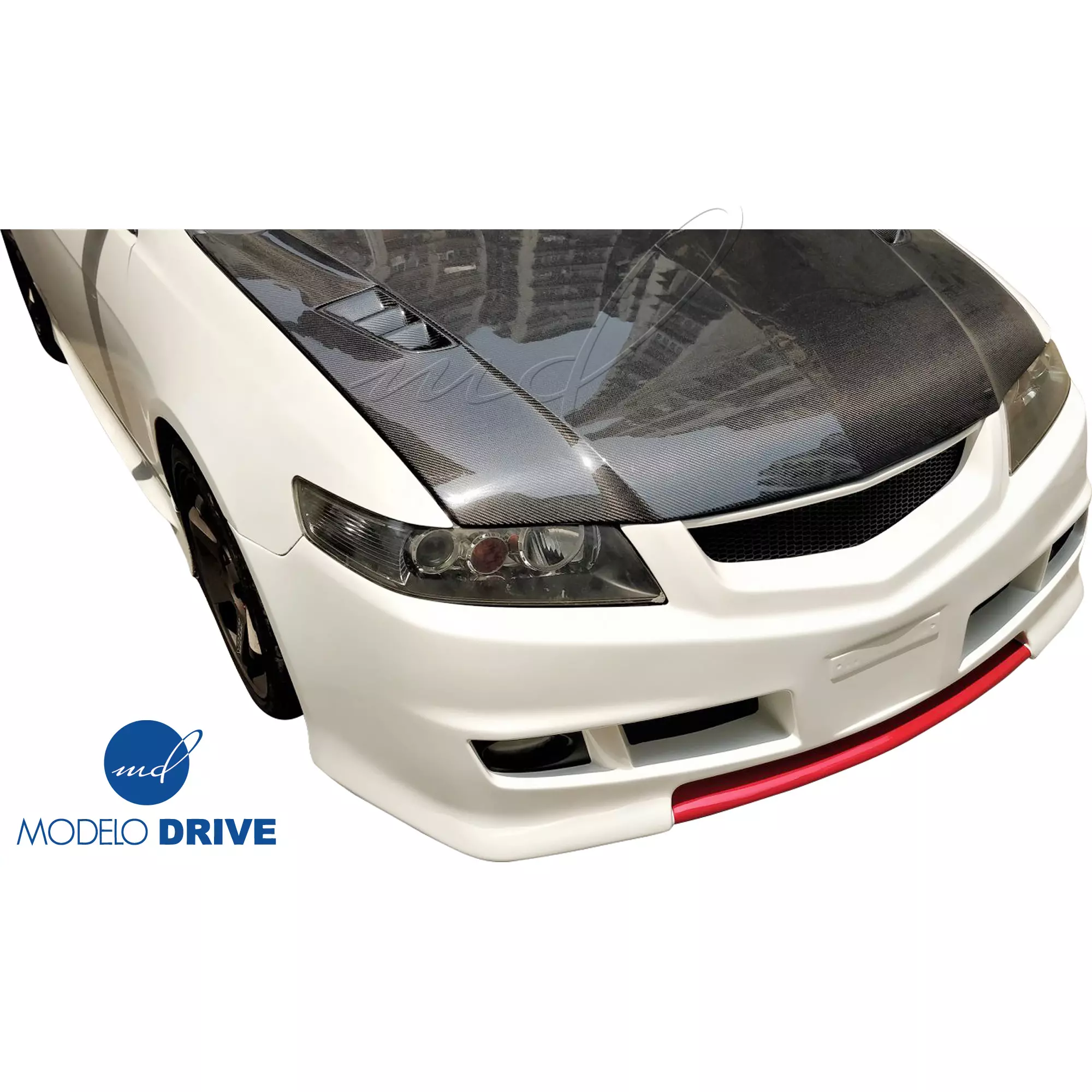 ModeloDrive FRP MUGE V1 Body Kit /w Wing > Acura TSX CL9 2004-2008 - Image 6