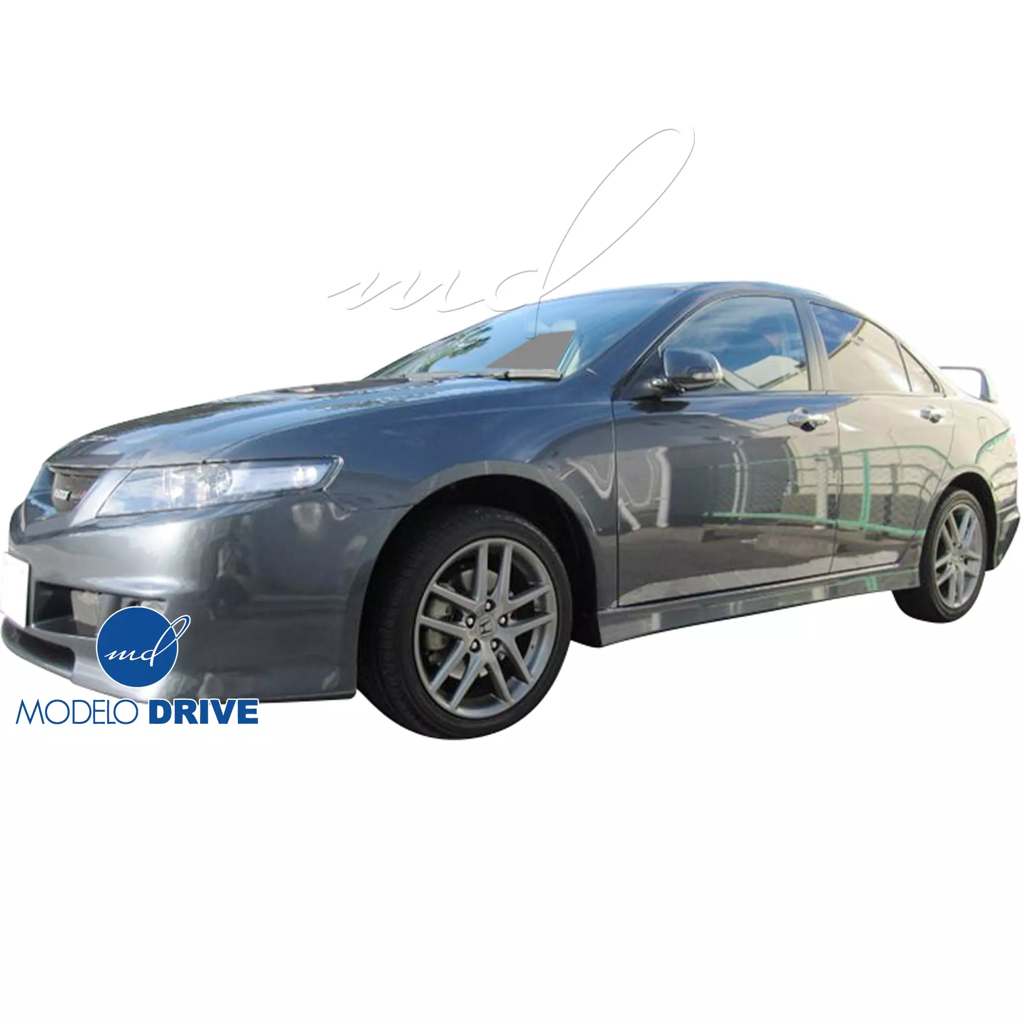 ModeloDrive FRP MUGE V1 Body Kit /w Wing 5pc > Acura TSX CL9 2004-2008 - Image 18