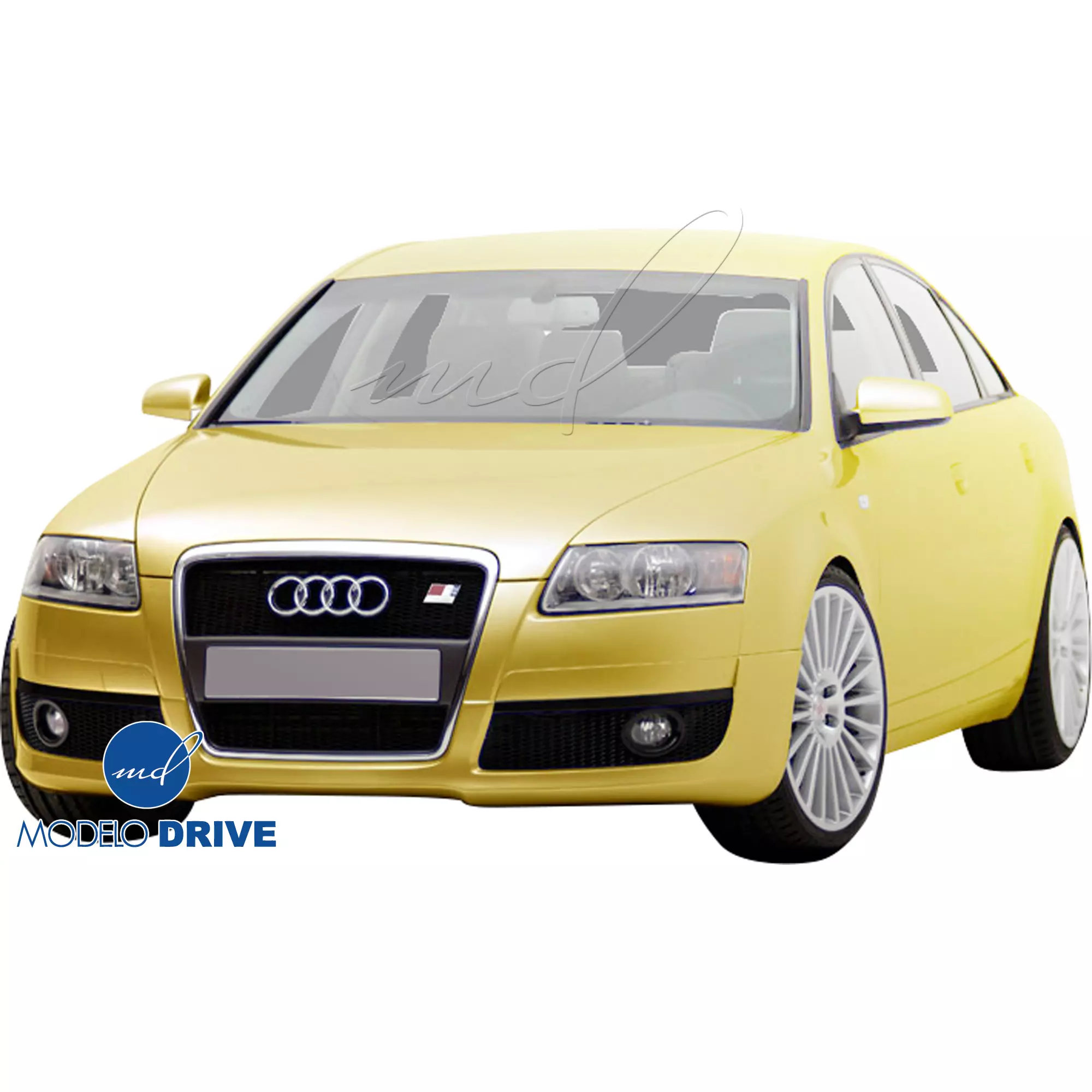 ModeloDrive FRP CE Front Lip Valance > Audi A6 C6 2008-2012 - Image 4