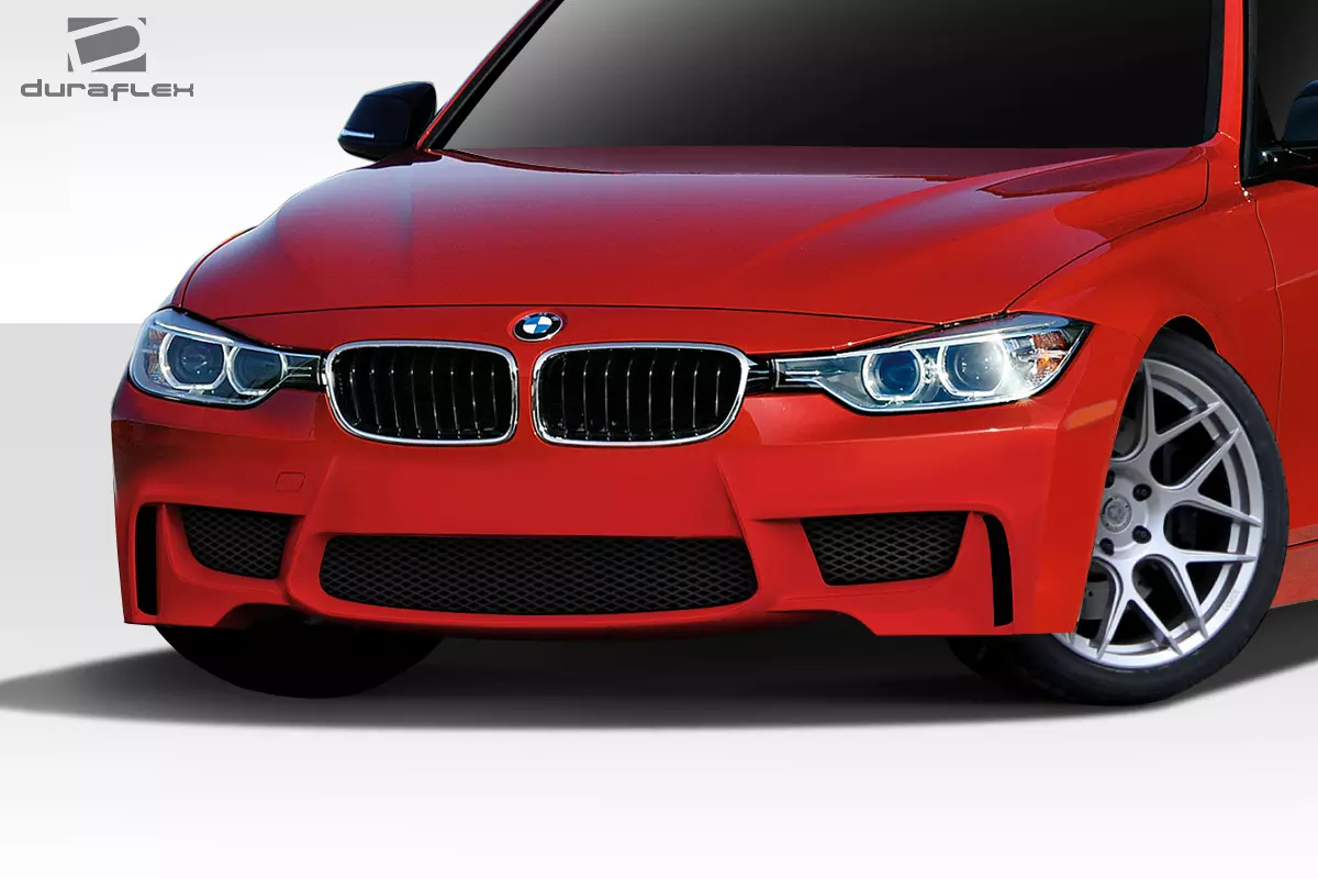 2012-2018 BMW 3 Series F30 Duraflex 1M Look Front Bumper Cover 1 Piece - Image 2