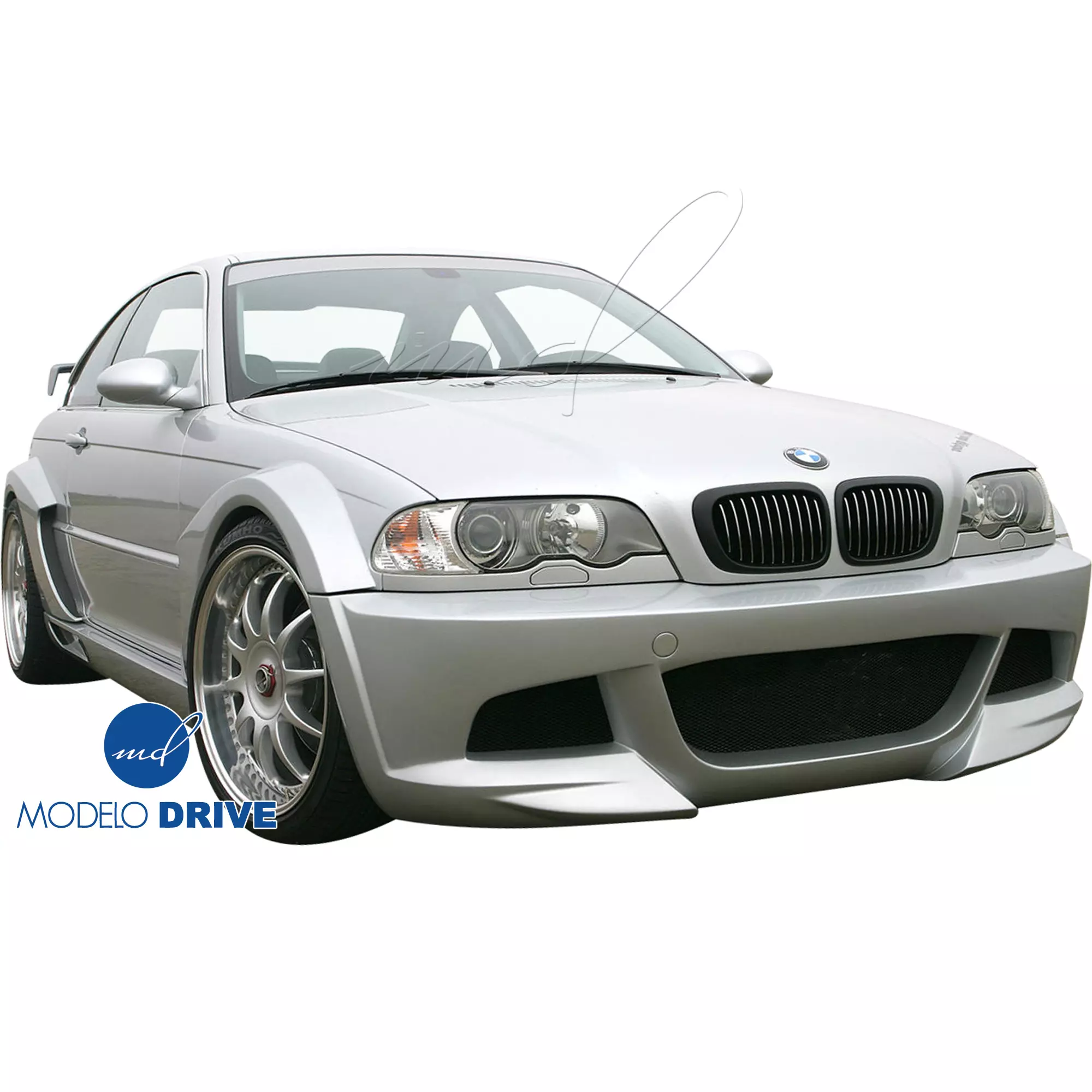 ModeloDrive FRP LDES Wide Body Front Bumper > BMW 3-Series E46 1999-2005 > 2dr - Image 1
