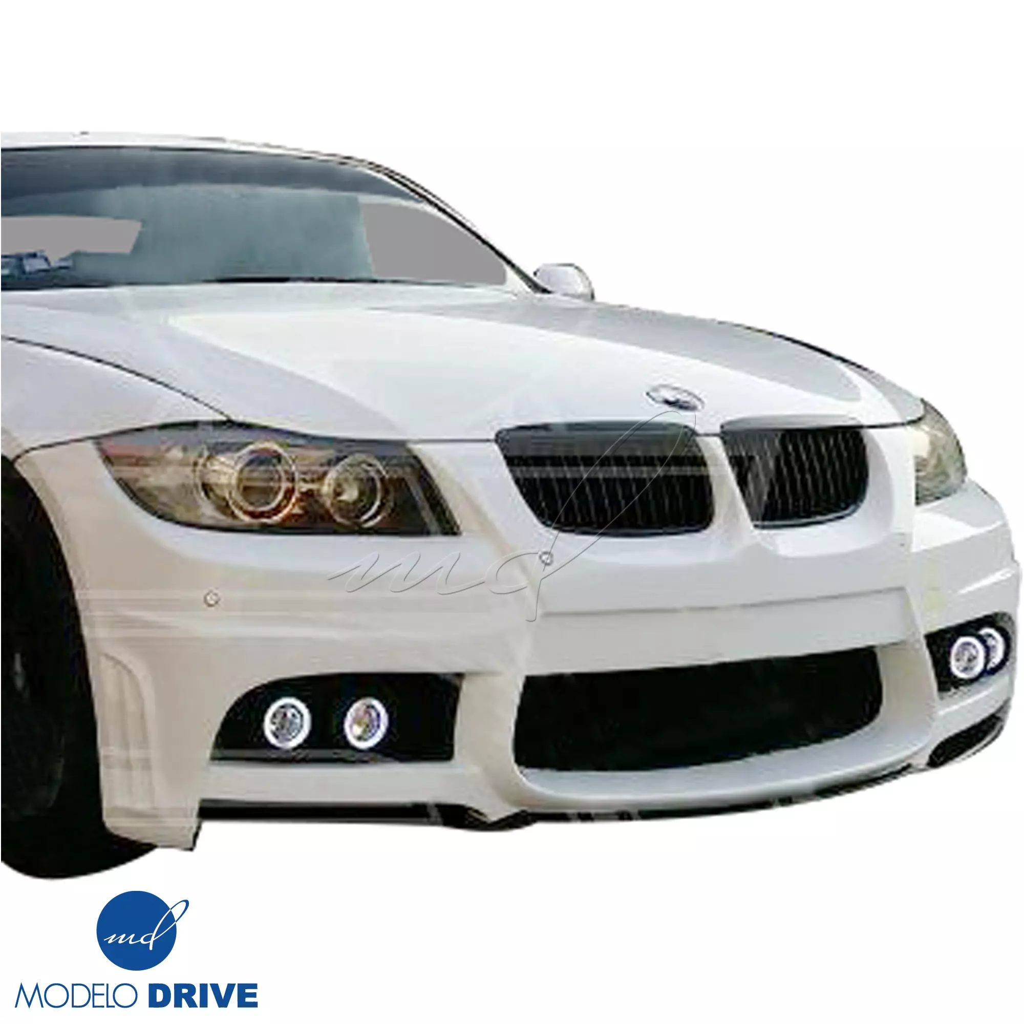 ModeloDrive FRP WAL BISO Front Bumper > BMW 3-Series E90 2007-2010> 4dr - Image 1