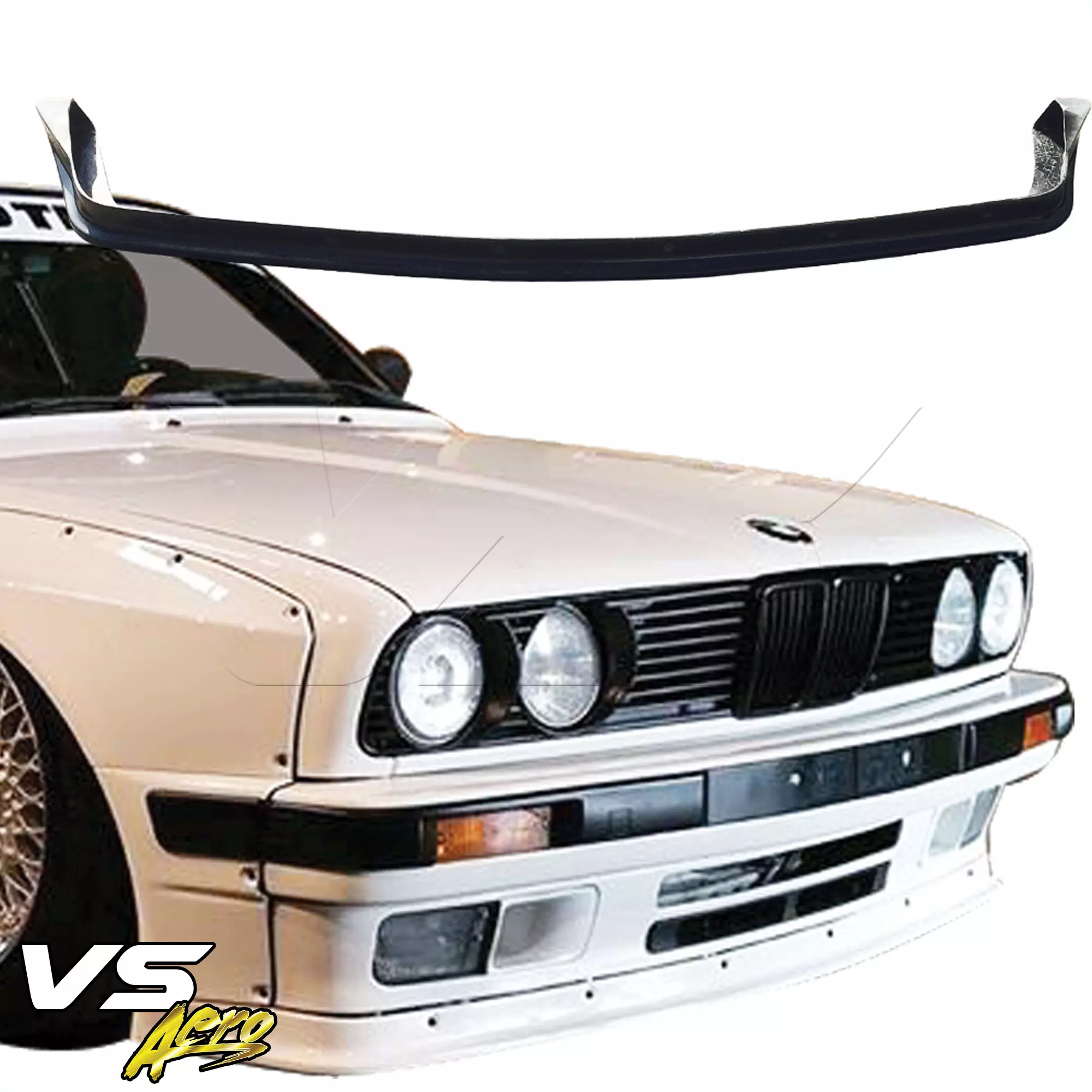 VSaero FRP TKYO Wide Body Kit w Wing 10pc > BMW 3-Series 318i 325i E30 1984-1991> 2dr Coupe - Image 3