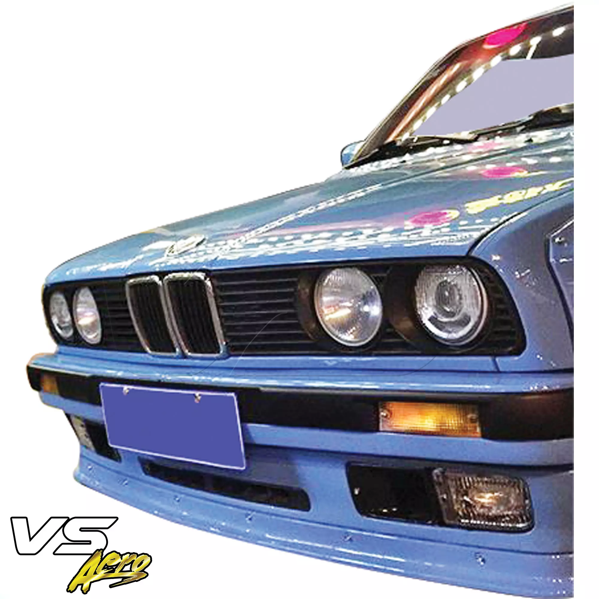 VSaero FRP TKYO Wide Body Front Lip > BMW 3-Series 318i 325i E30 1984-1991> 2dr Coupe - Image 3