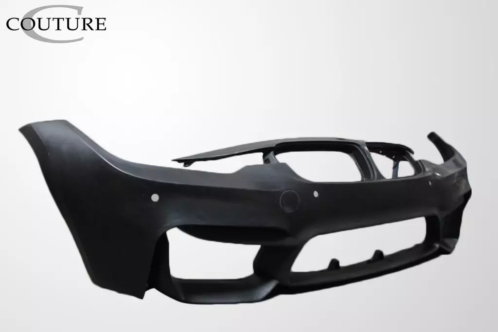 2012-2018 BMW 3 Series F30 Couture Polyurethane M3 Look Front Bumper 1 Piece (ed_112502) - Image 4