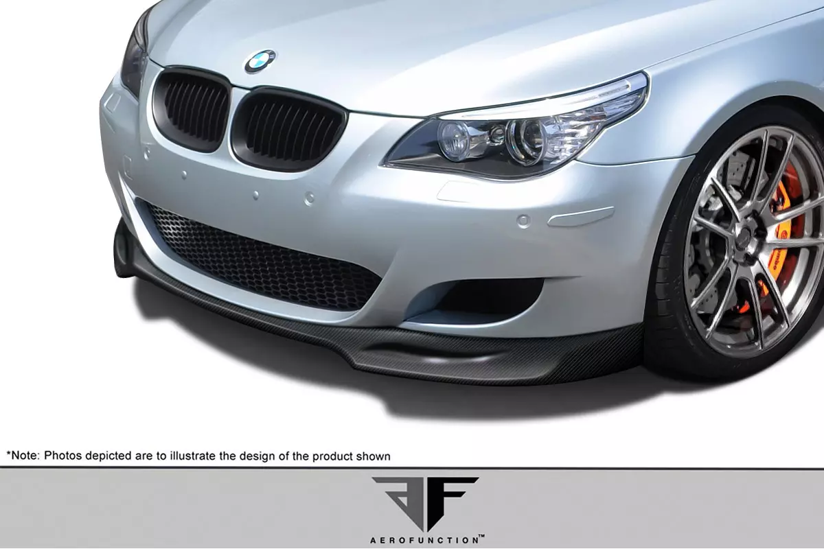 2006-2010 BMW M5 E60 Carbon AF-1 Front Add-On Spoiler ( CFP ) 1 Piece - Image 2