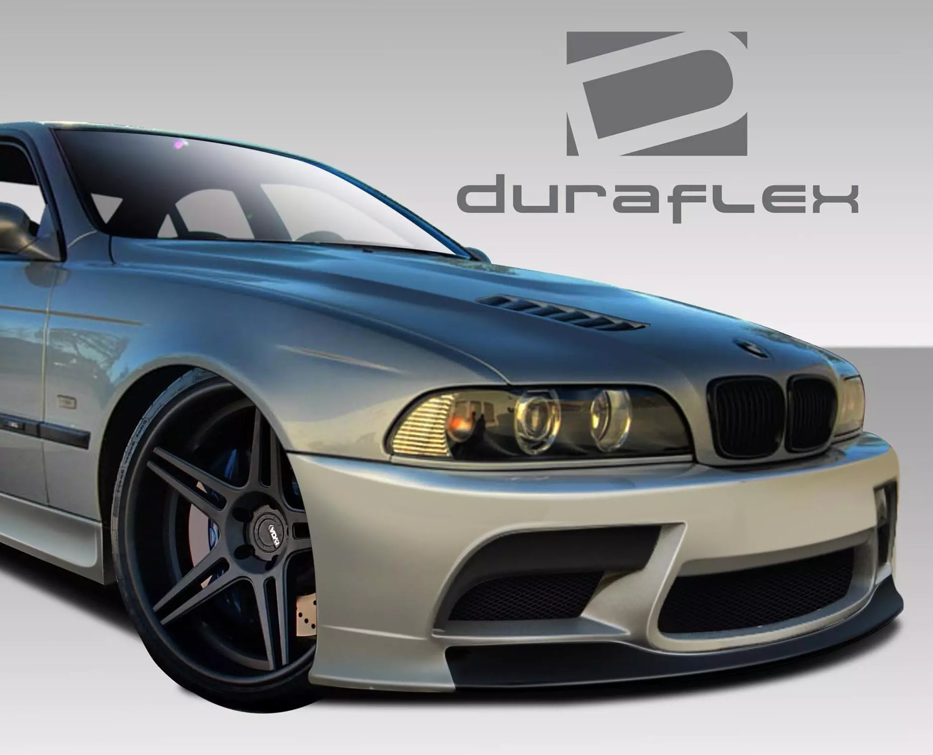 1997-2003 BMW 5 Series M5 E39 4DR Duraflex GT-S Front Bumper Cover 1 Piece - Image 2