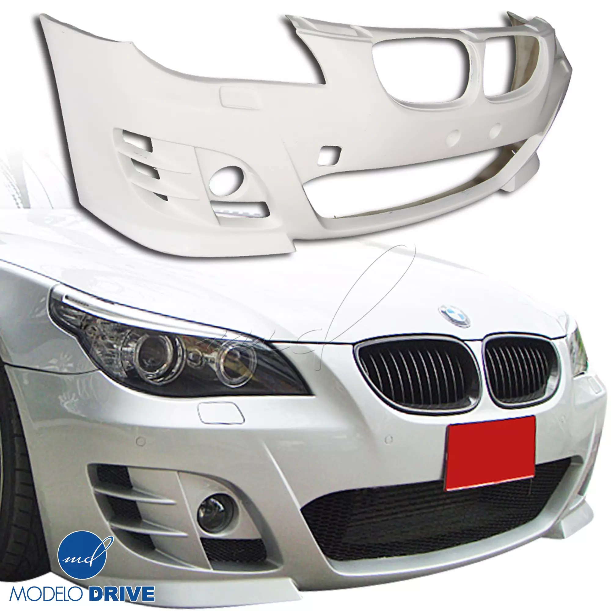 ModeloDrive FRP KERS Front Bumper > BMW 5-Series E60 2004-2010 > 4dr - Image 1