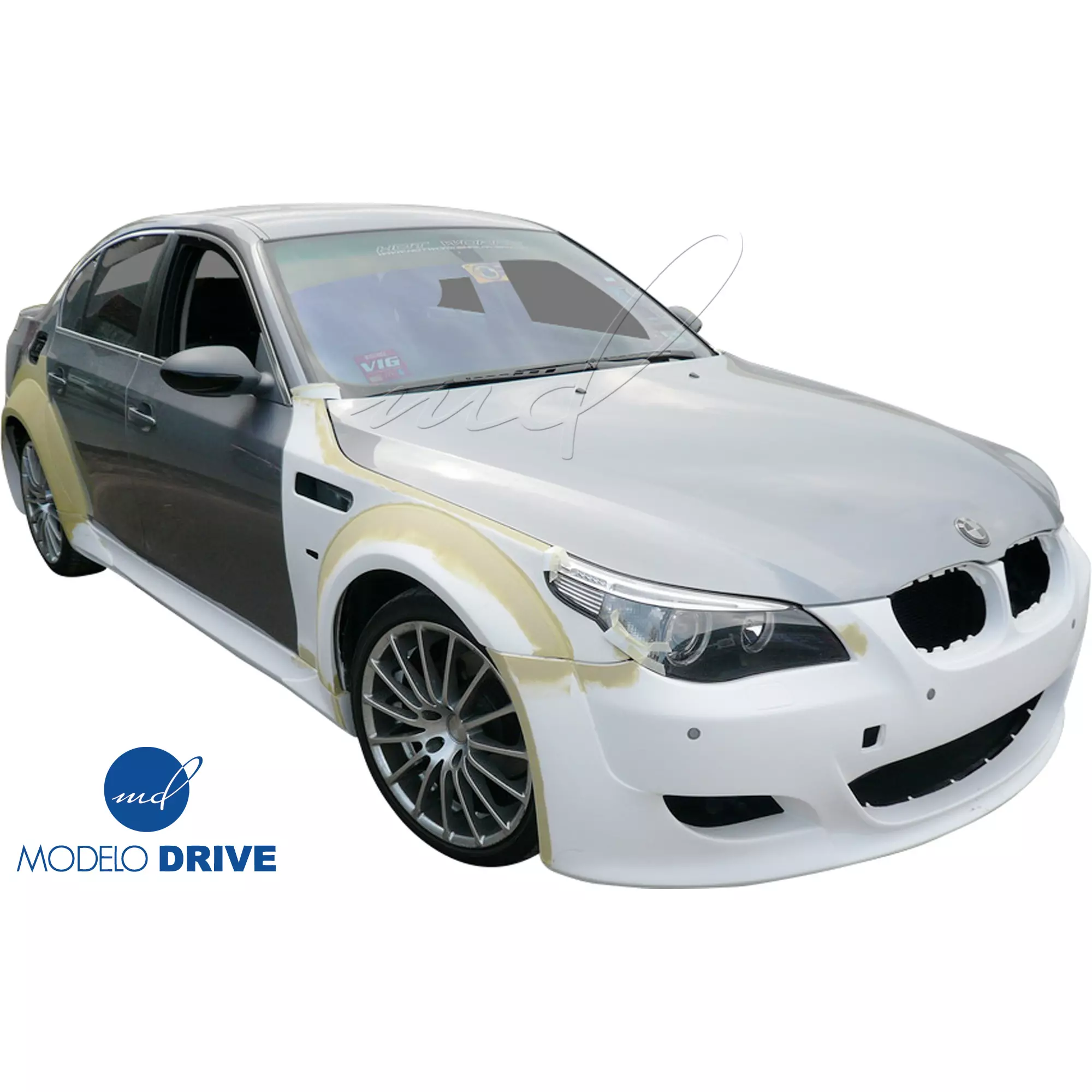 ModeloDrive FRP LUMM CL5RS Wide Body Front Bumper > BMW 5-Series E60 2004-2010 > 4dr - Image 11
