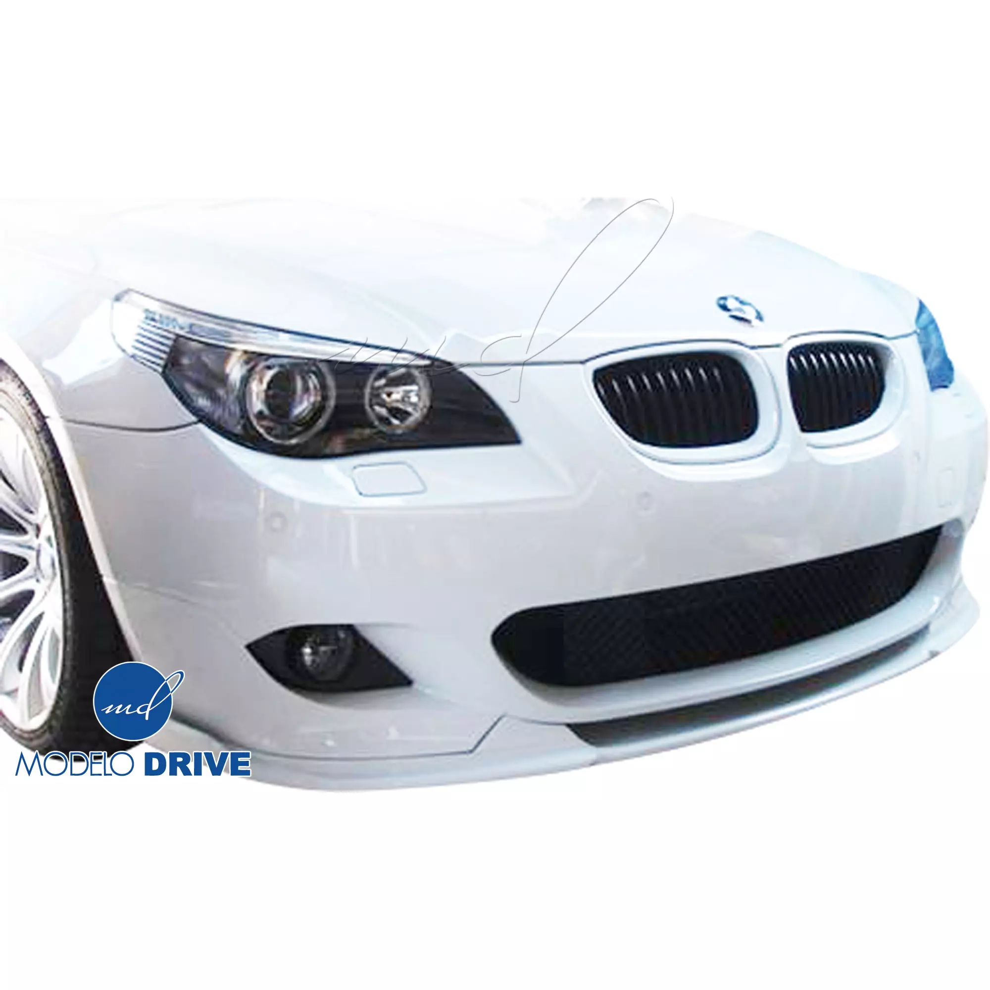 ModeloDrive Plastic HAMA MTEC Front Valance Add-on > BMW 5-Series E60 2004-2010 > 4dr - Image 1