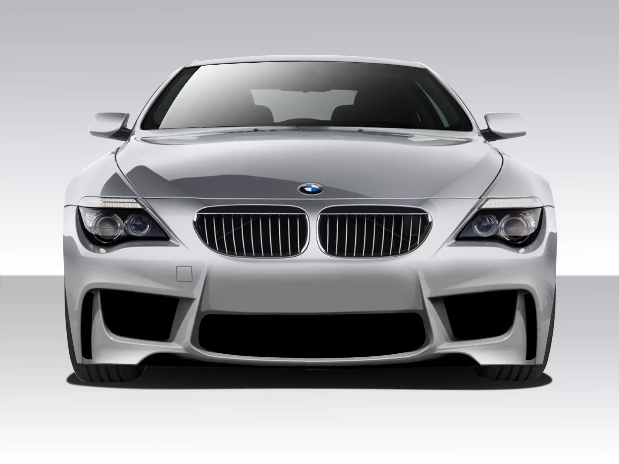 2004-2010 BMW 6 Series E63 E64 Convertible 2DR Duraflex 1M Look Front Bumper Cover 1 Piece - Image 1