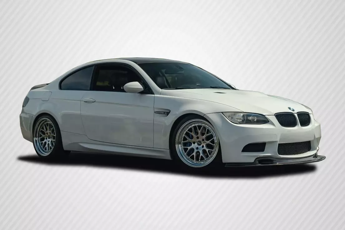 2008-2013 BMW M3 E90 E92 E93 Carbon Creations GT4 Look Front Lip Under Spoiler 1 Piece - Image 8