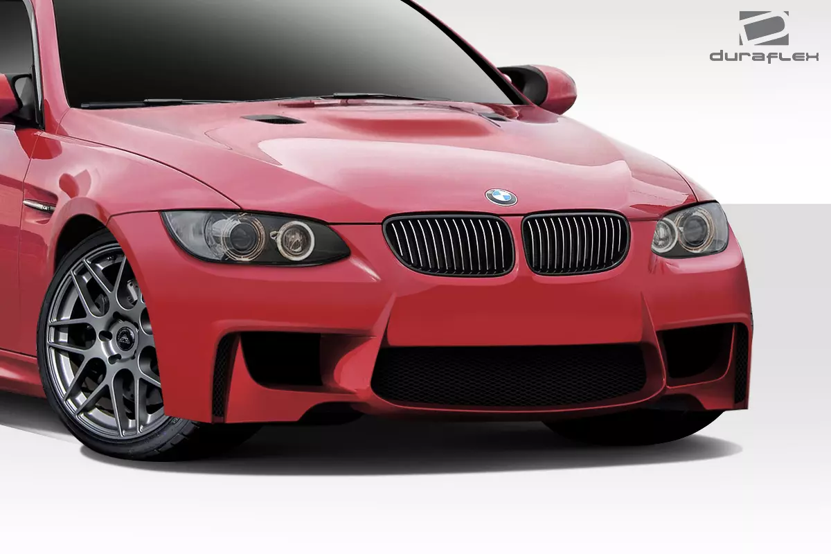 2008-2013 BMW M3 E90 E92 E93 Duraflex 1M Look Front Bumper Cover 1 Piece - Image 2