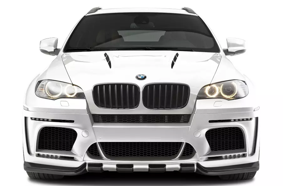 2008-2014 BMW X6 X6M E71 10-13 X5M E70 AF-5 Wide Body Front Bumper Cover ( GFK ) 1 Piece - Image 1