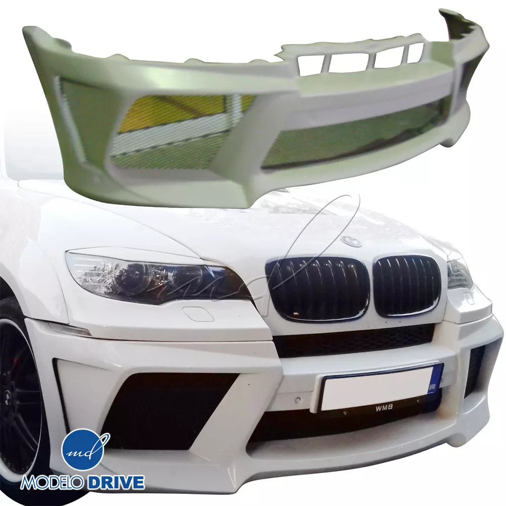 ModeloDrive FRP LUMM Wide Body Front Bumper > BMW X6 2008-2014 > 5dr - Image 1