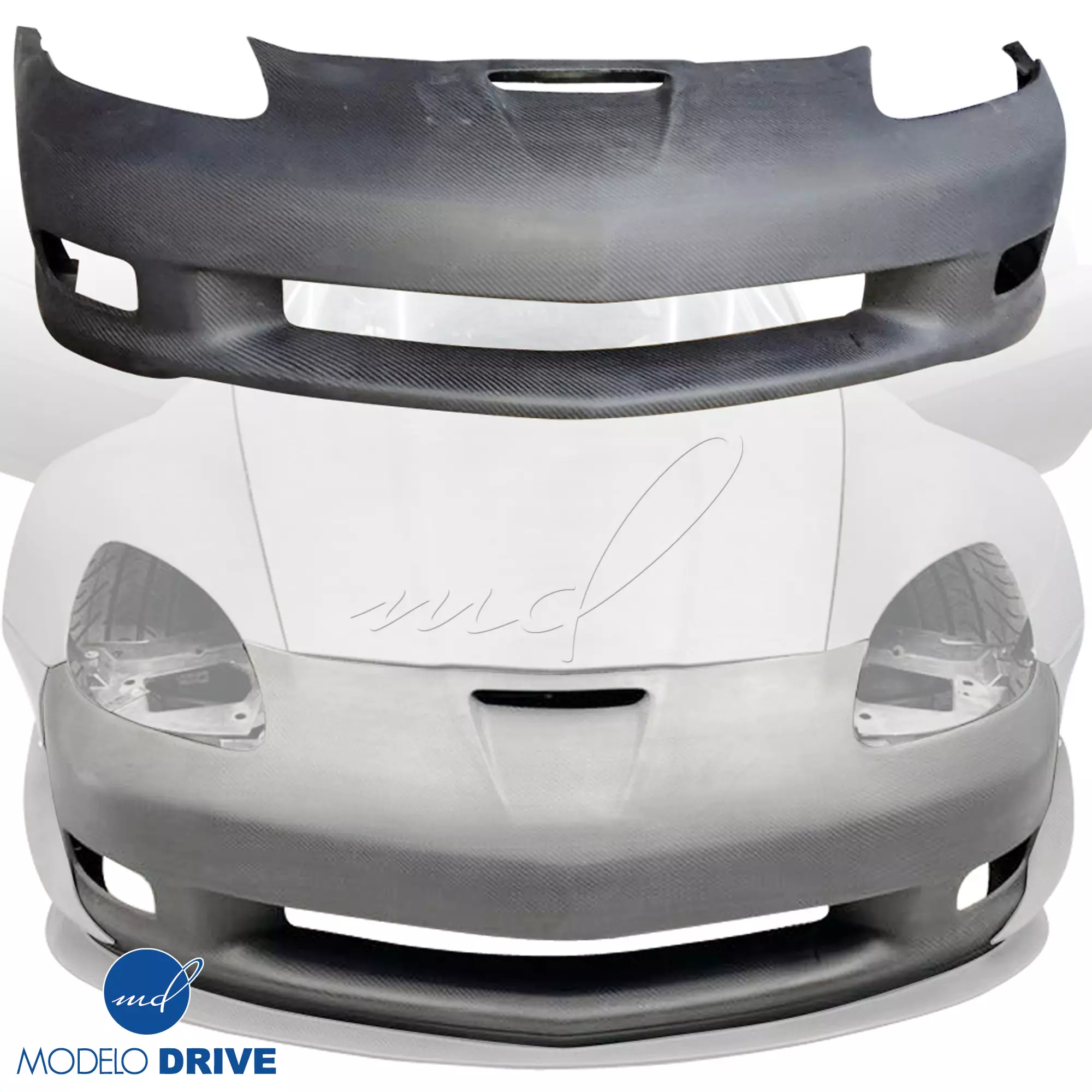 ModeloDrive Carbon Fiber GT3-XL Wide Body Kit > Chevrolet Corvette C6 2005-2013 - Image 72