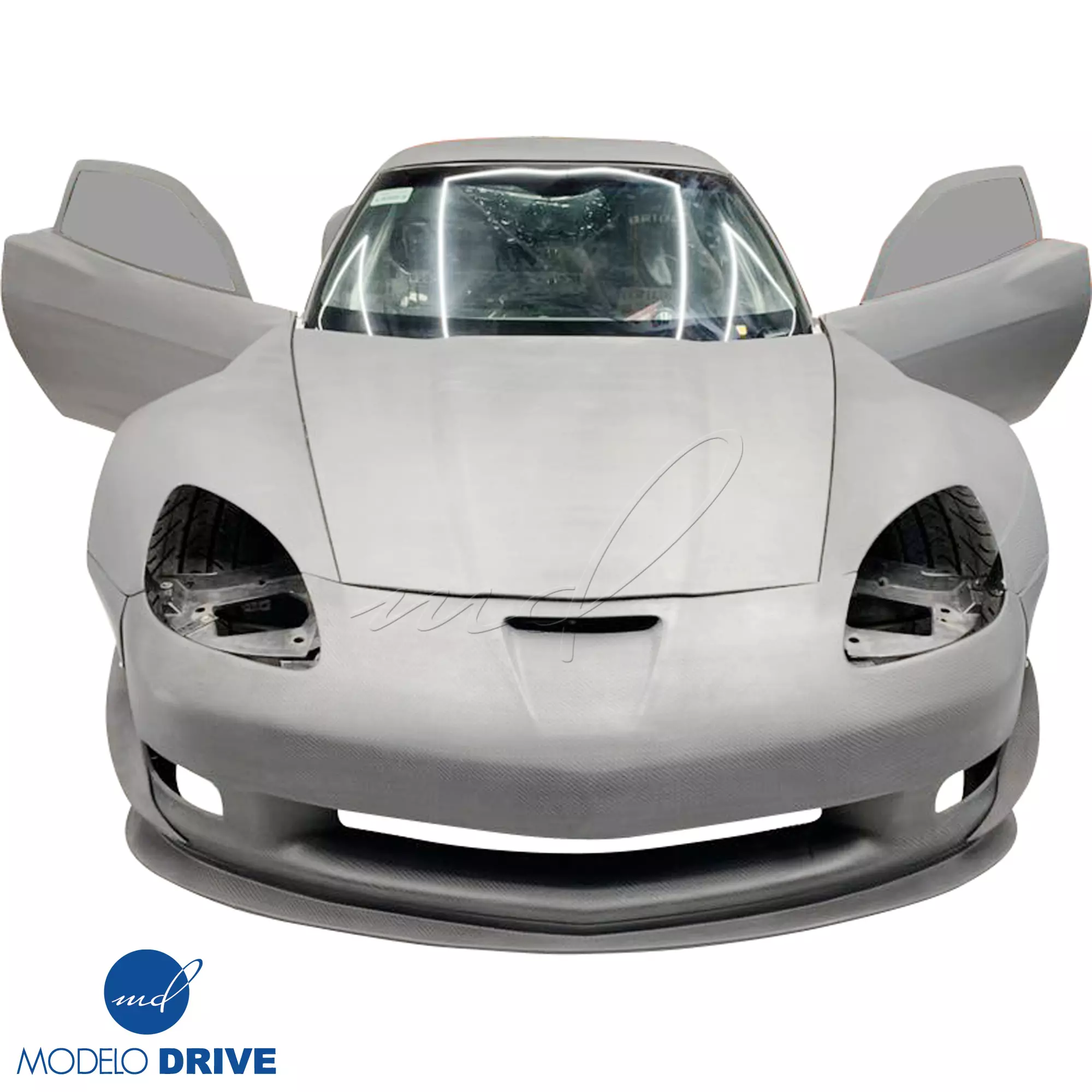 ModeloDrive Carbon Fiber GT3-XL Wide Body Kit > Chevrolet Corvette C6 2005-2013 - Image 2