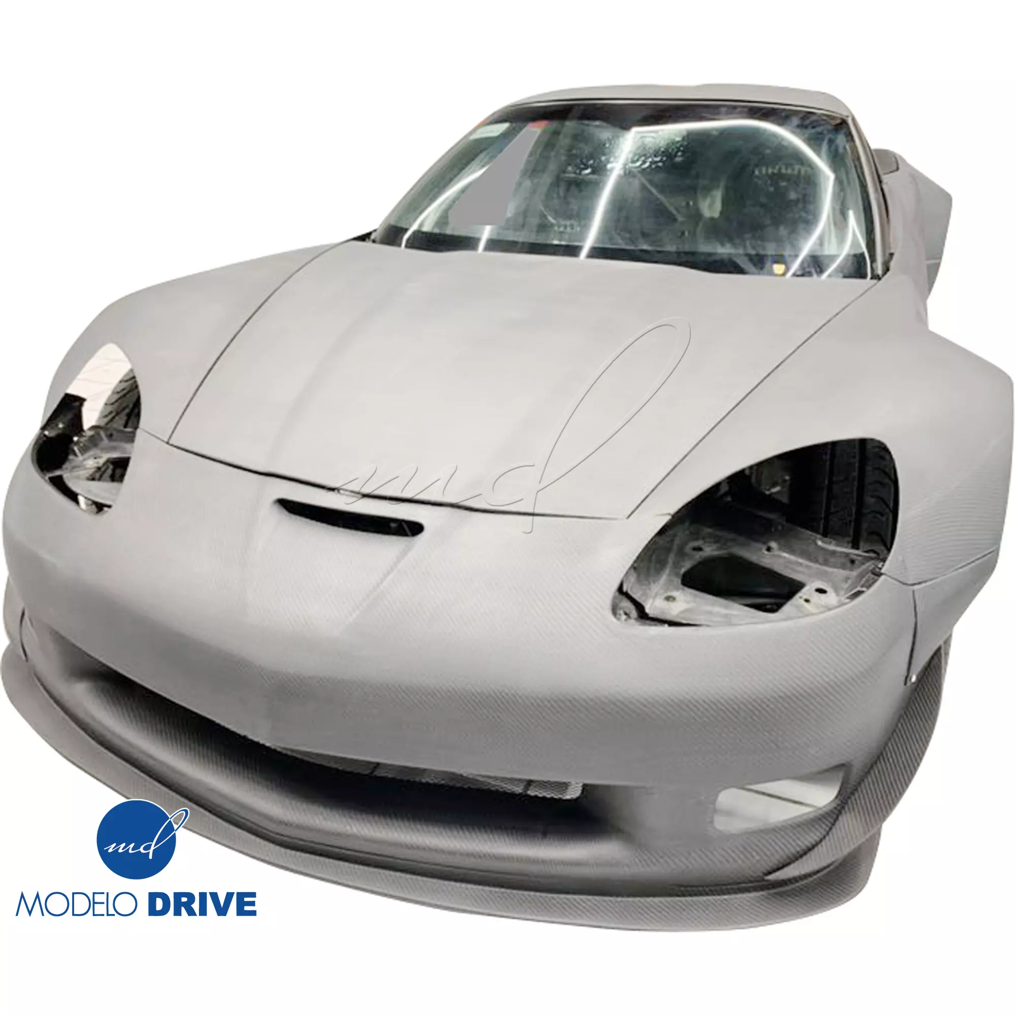 ModeloDrive Carbon Fiber GT3-XL Wide Body Kit > Chevrolet Corvette C6 2005-2013 - Image 3