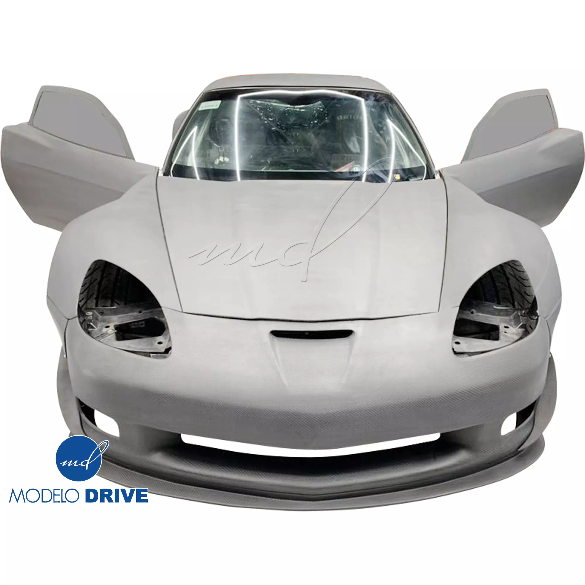 ModeloDrive Carbon Fiber GT3-XL Wide Body Kit > Chevrolet Corvette C6 2005-2013 - Image 21