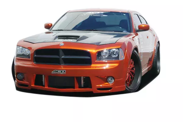 2006-2010 Dodge Charger Couture Urethane Luxe Wide Body Front Bumper Cover 1 Piece - Image 1