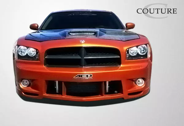 2006-2010 Dodge Charger Couture Urethane Luxe Wide Body Front Bumper Cover 1 Piece - Image 4
