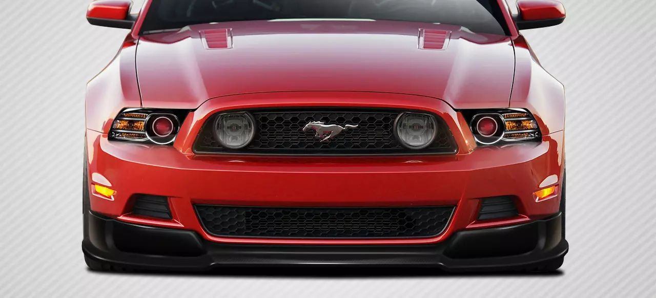 2013-2014 Ford Mustang Carbon Creations R500 Front Lip Under Air Dam Spoiler 1 Piece - Image 1