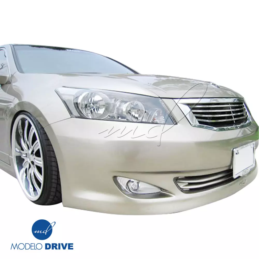 ModeloDrive FRP GR Front Bumper > Honda Accord 2008-2012 > 4-Door Sedan - Image 2